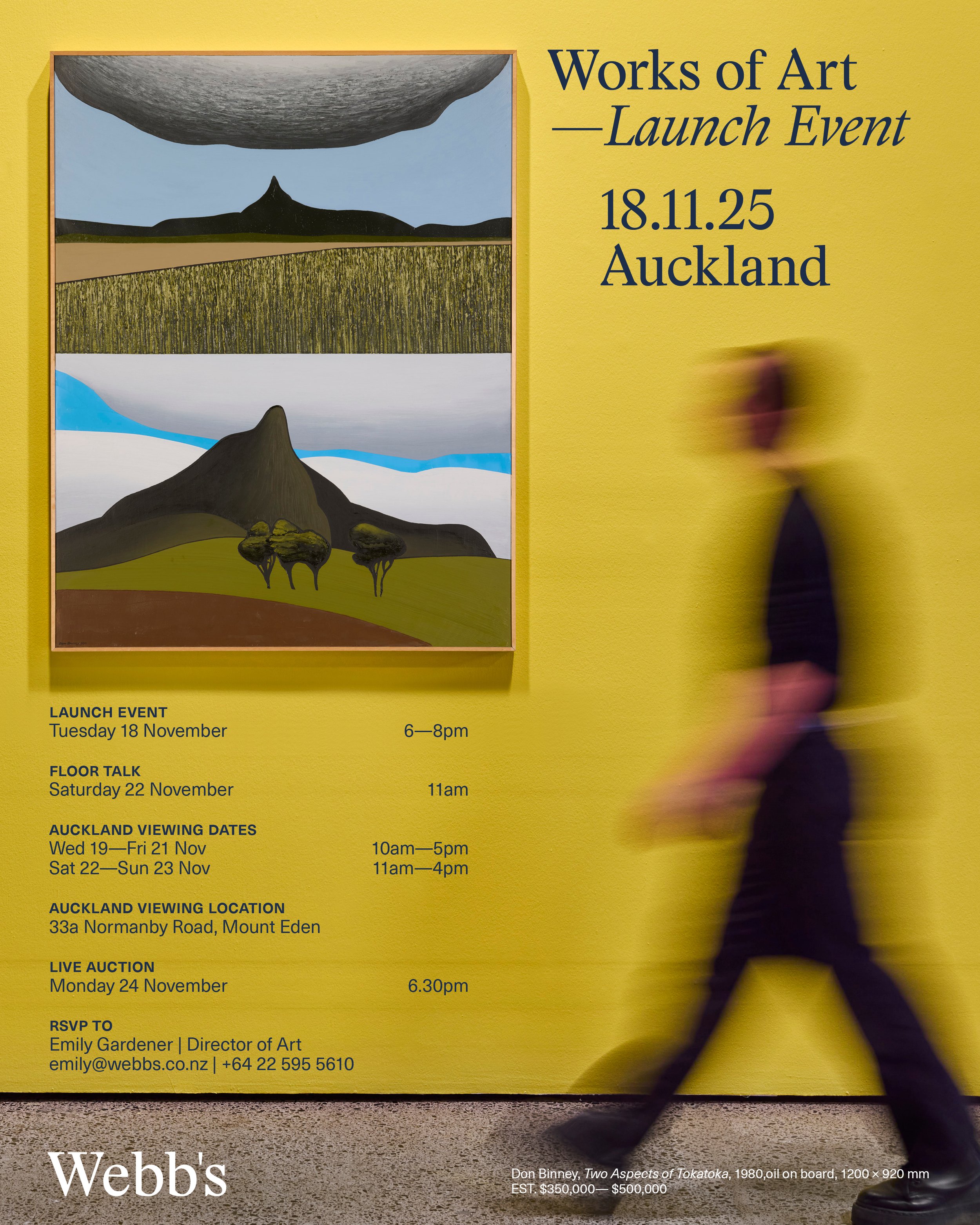 18.11.25 — Works of Art, Auckland Launch