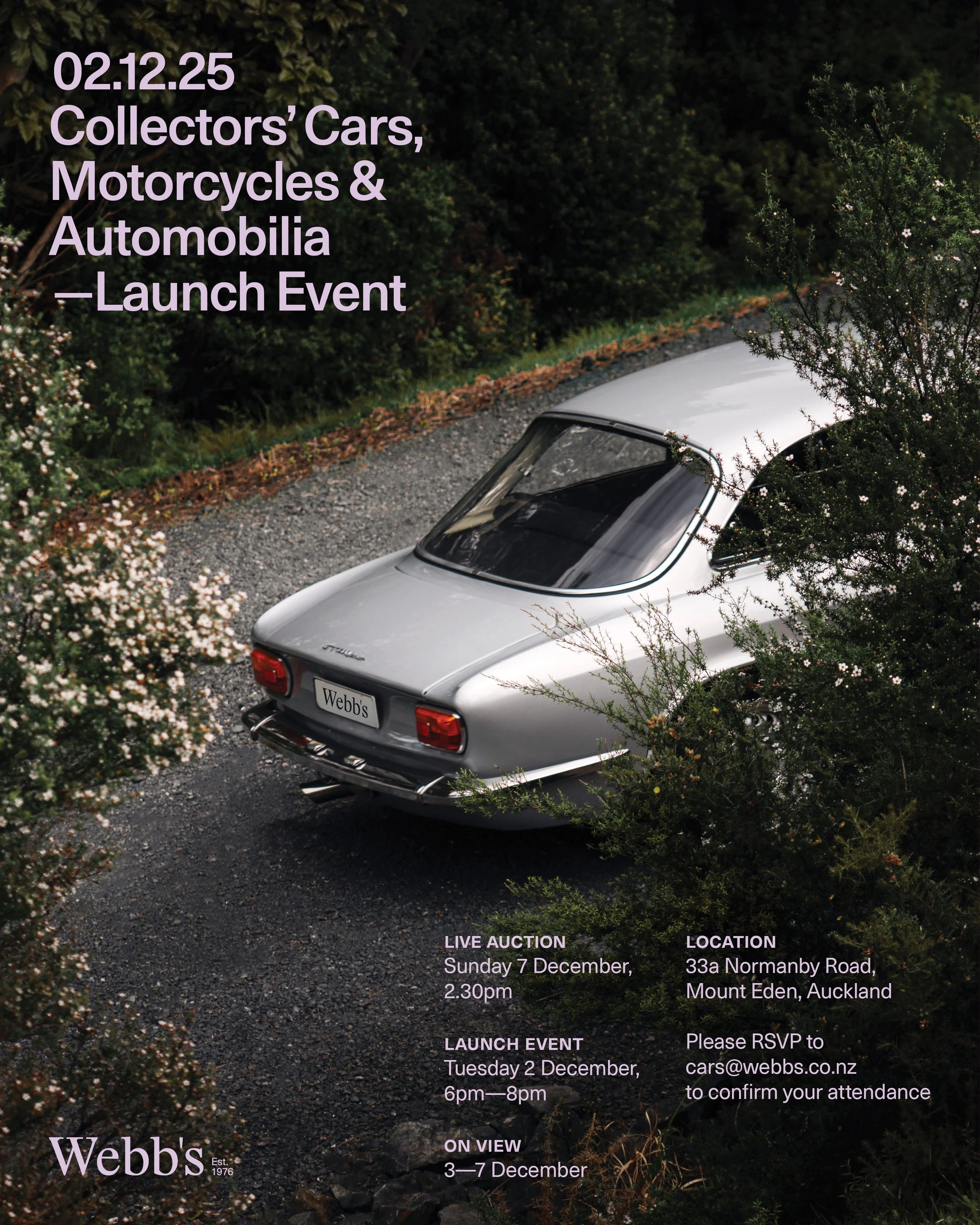 02.12.25 — Collectors' Cars, Launch Event