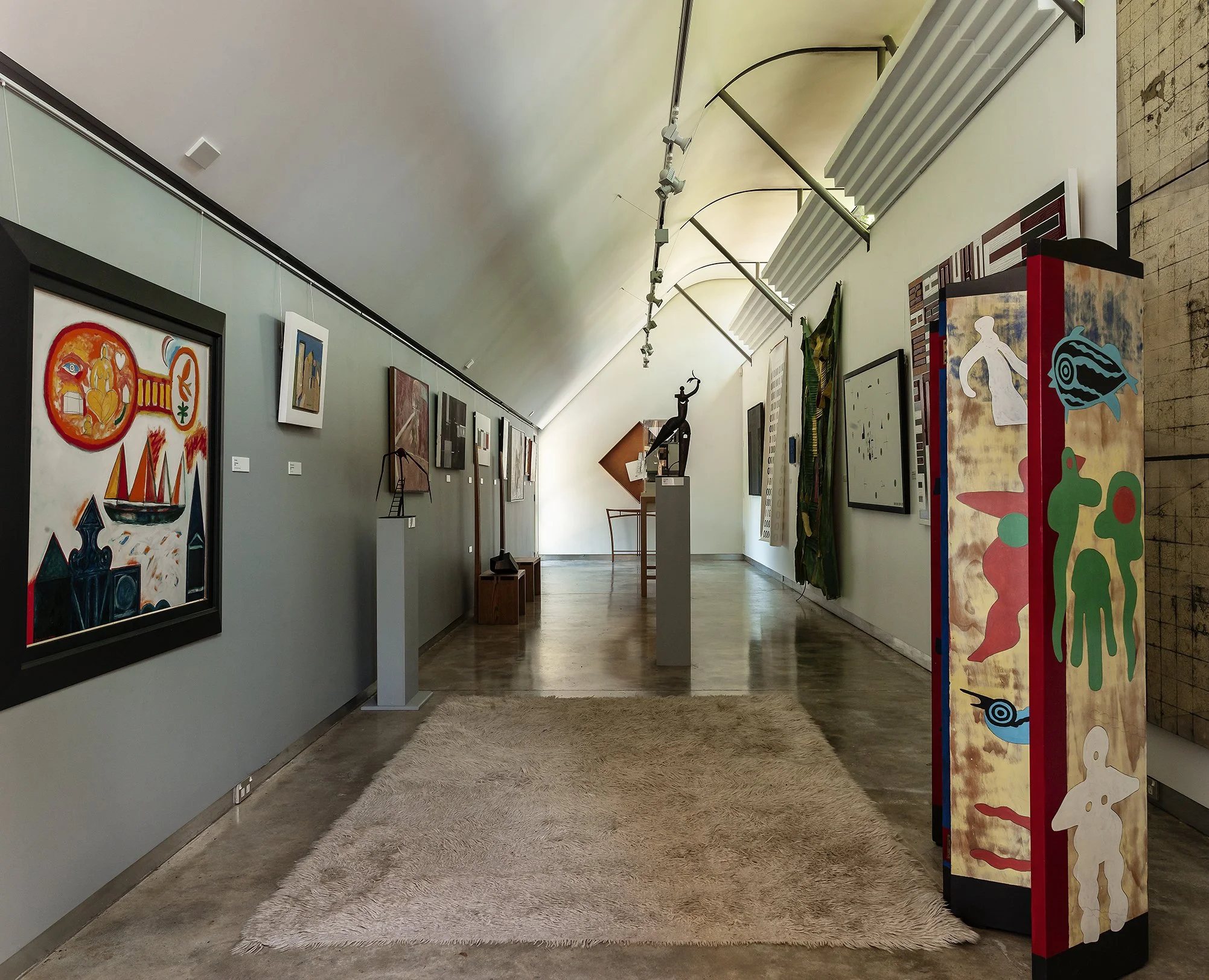 Gallery installation view at Ōhinetahi. All photos by Jane Ussher MNZM.