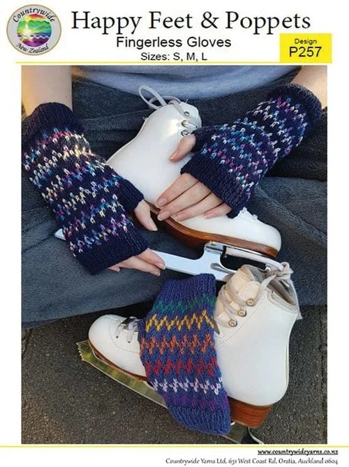 Countrywide Yarns Happy Feet & Poppets Fingerless Gloves