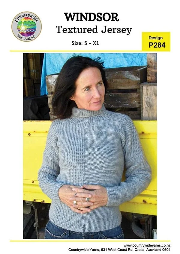 Countrywide Yarns Windsor DK Ladies Textured Jersey