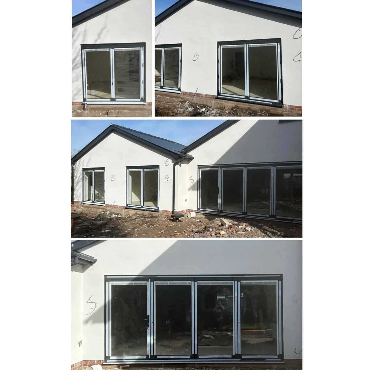 Precision, performance, perfection 👌 Multiple bi-folds fitted on this new build for a seamless indoor-outdoor flow. Another quality install by our team! 

📞 Call: 07878 090434 | 01495 825934
📧 Email: info@essentialglazingproducts.co.uk
🌍 Website 