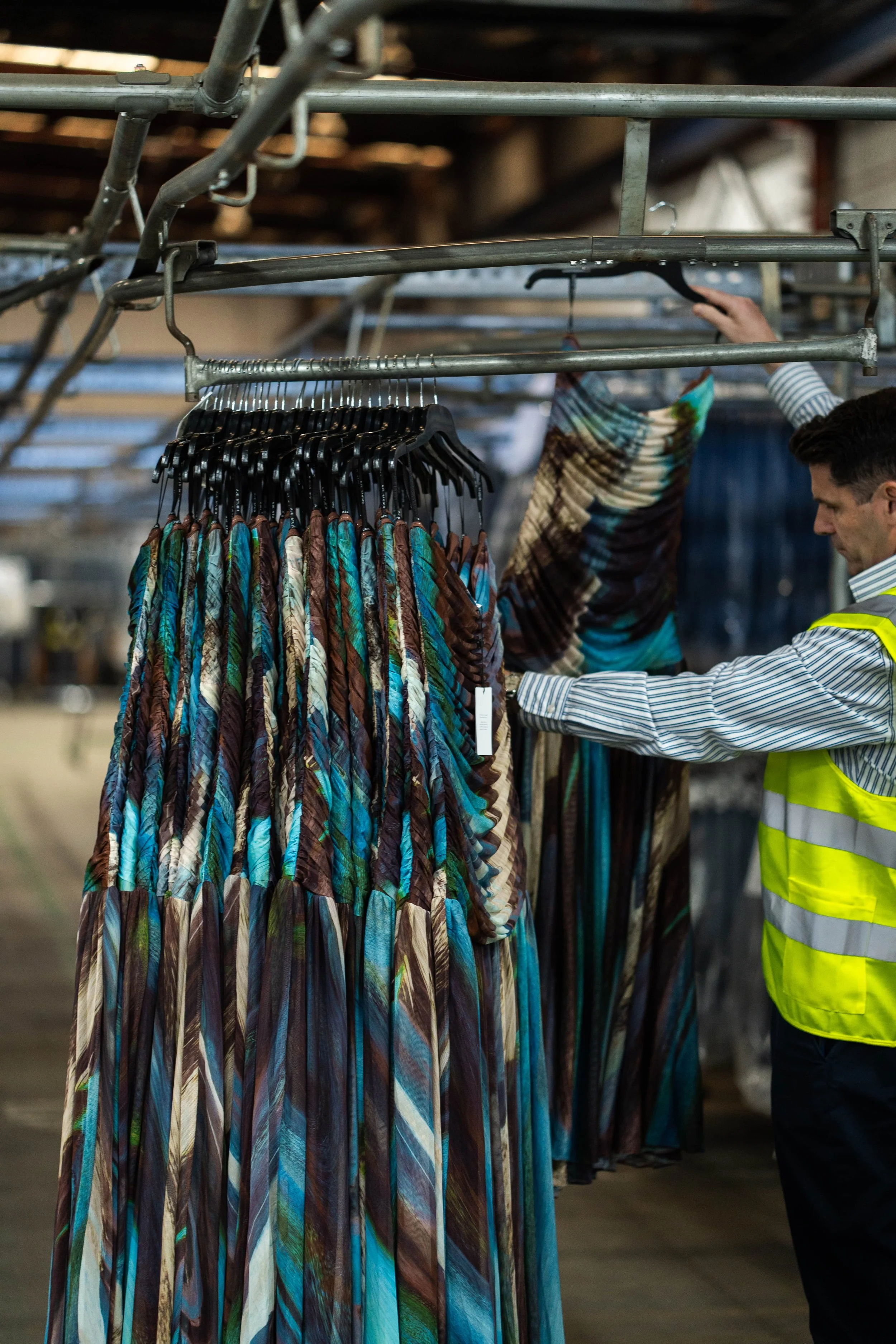 checking garment quality