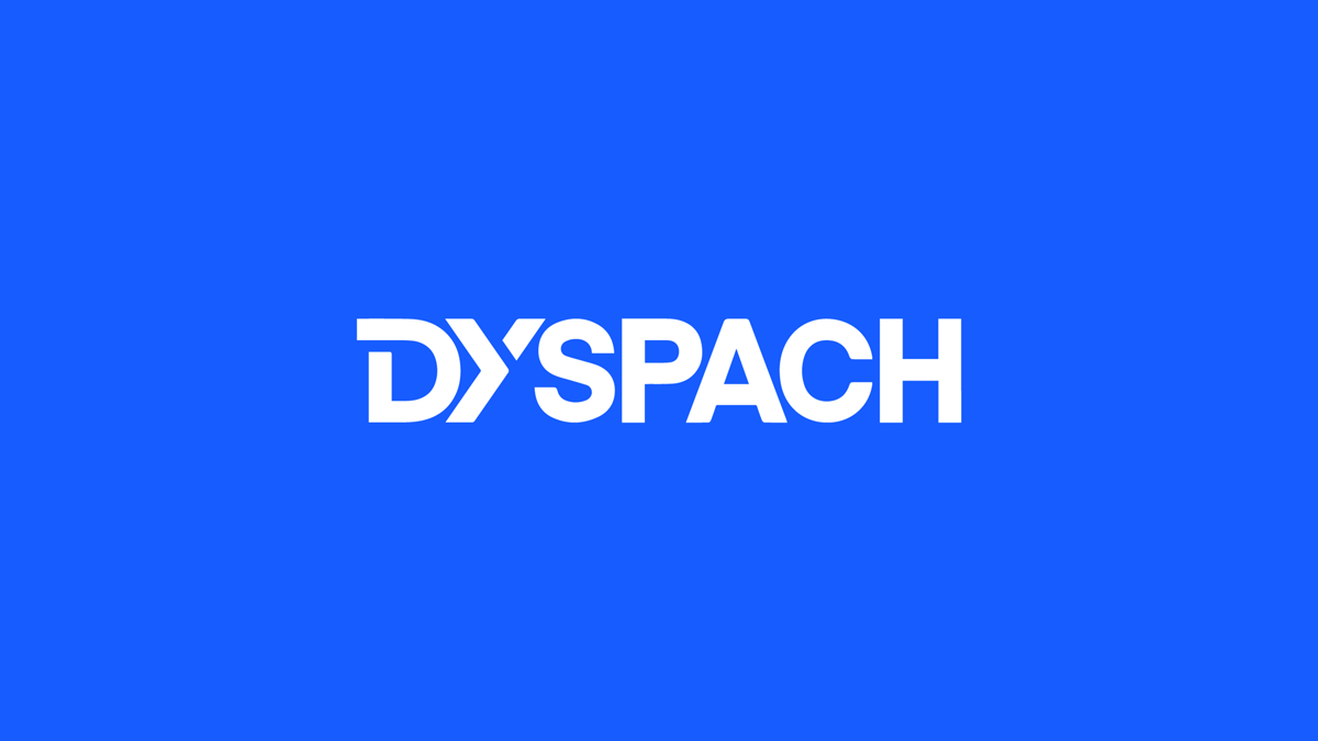 A screenshot of the Dyspach cloud logistics software platform dashboard, displaying real-time multi-carrier shipping quotes, automated freight invoice auditing reports, and automated billing margin tracking metrics for 3PL providers.
