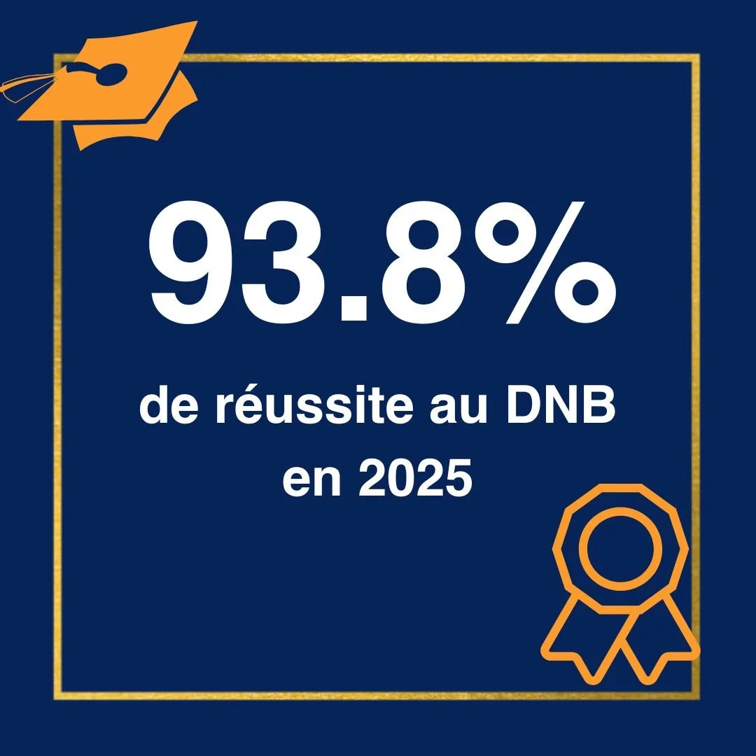 🎓 Bravo &agrave; nos coll&eacute;giens pour leurs r&eacute;sultats au DNB 2025 !

📈 93.8% de r&eacute;ussite cette ann&eacute;e, avec 91 &eacute;l&egrave;ves re&ccedil;us sur 97 👏

87.6% des admis ont obtenu une mention :

29 mentions Tr&egrave;s 
