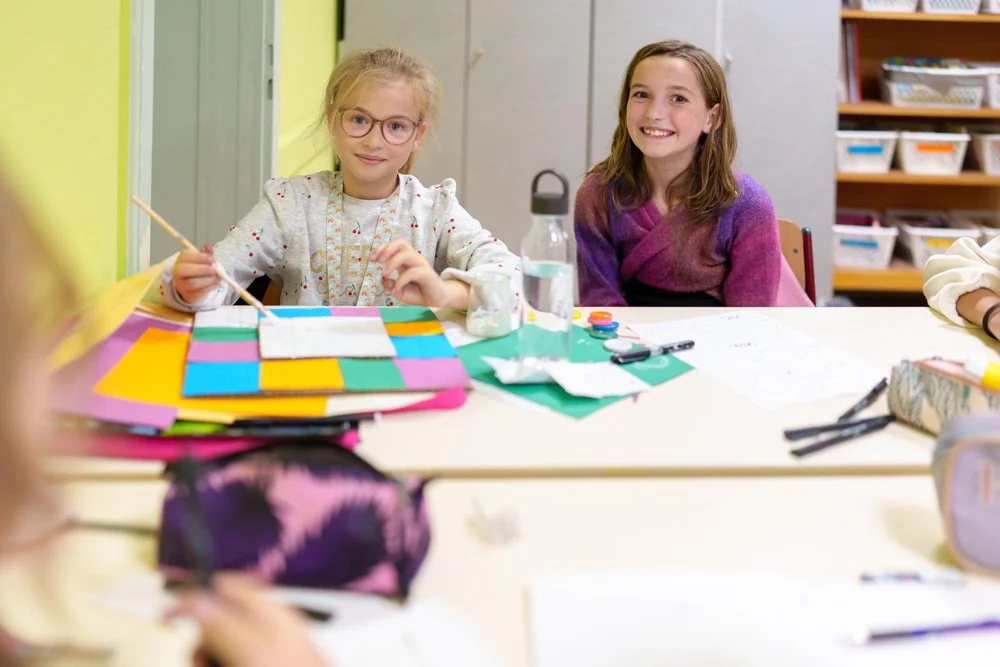 Élèves de l'école primaire Saint-Antoine