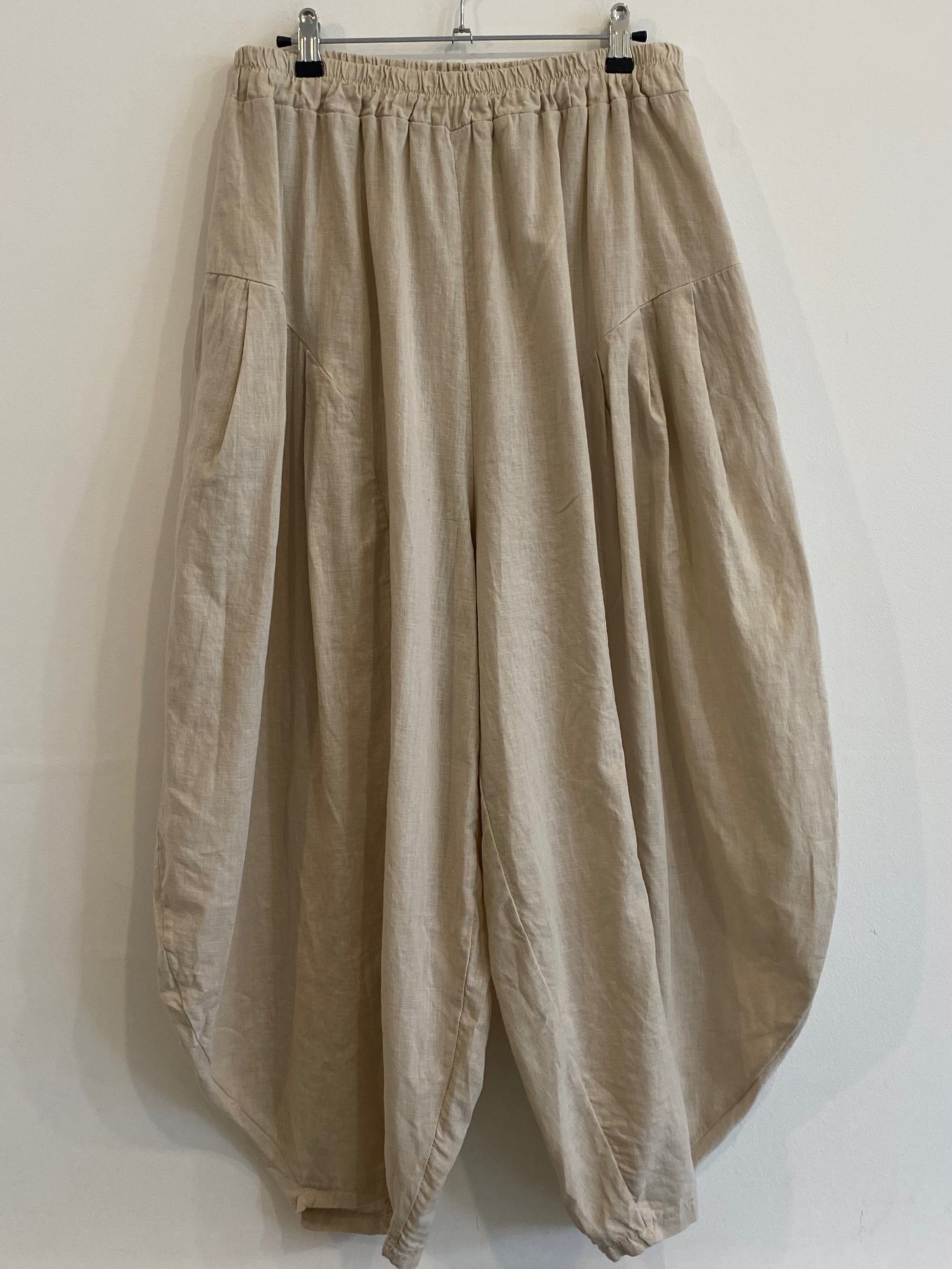 Linen Cocoon Trousers