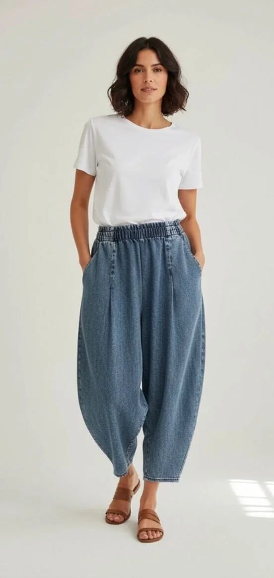 Side Pocket Cocoon Jean