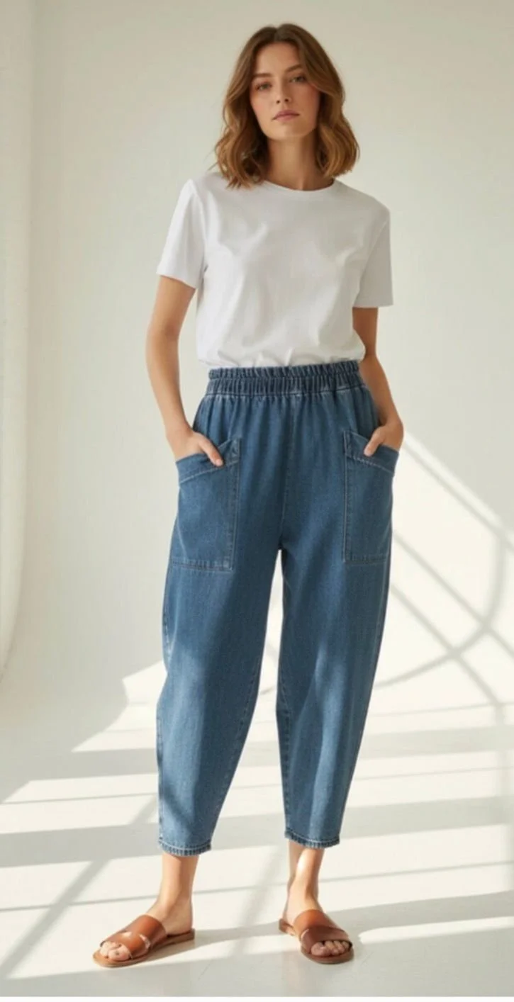 2 Pocket Denim Cocoon Jean