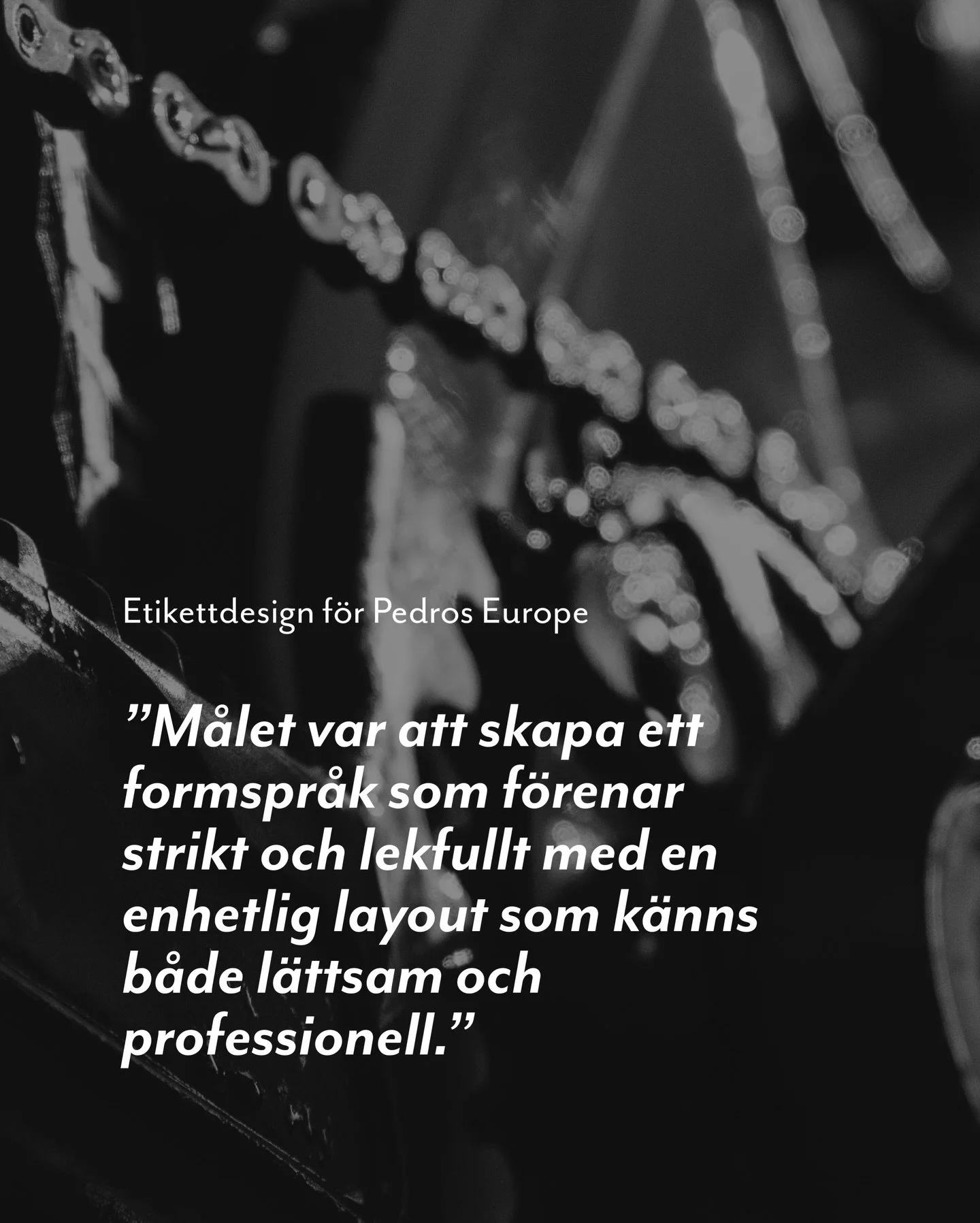 F&ouml;rra &aring;ret tog jag fram ny etikettdesign &aring;t @pedroseurope och deras cykelprodukter 🚴🏼 

M&aring;let var att hitta en balans mellan strikt och lekfullt och skapa ett formspr&aring;k som k&auml;nns b&aring;de l&auml;ttsamt och profes