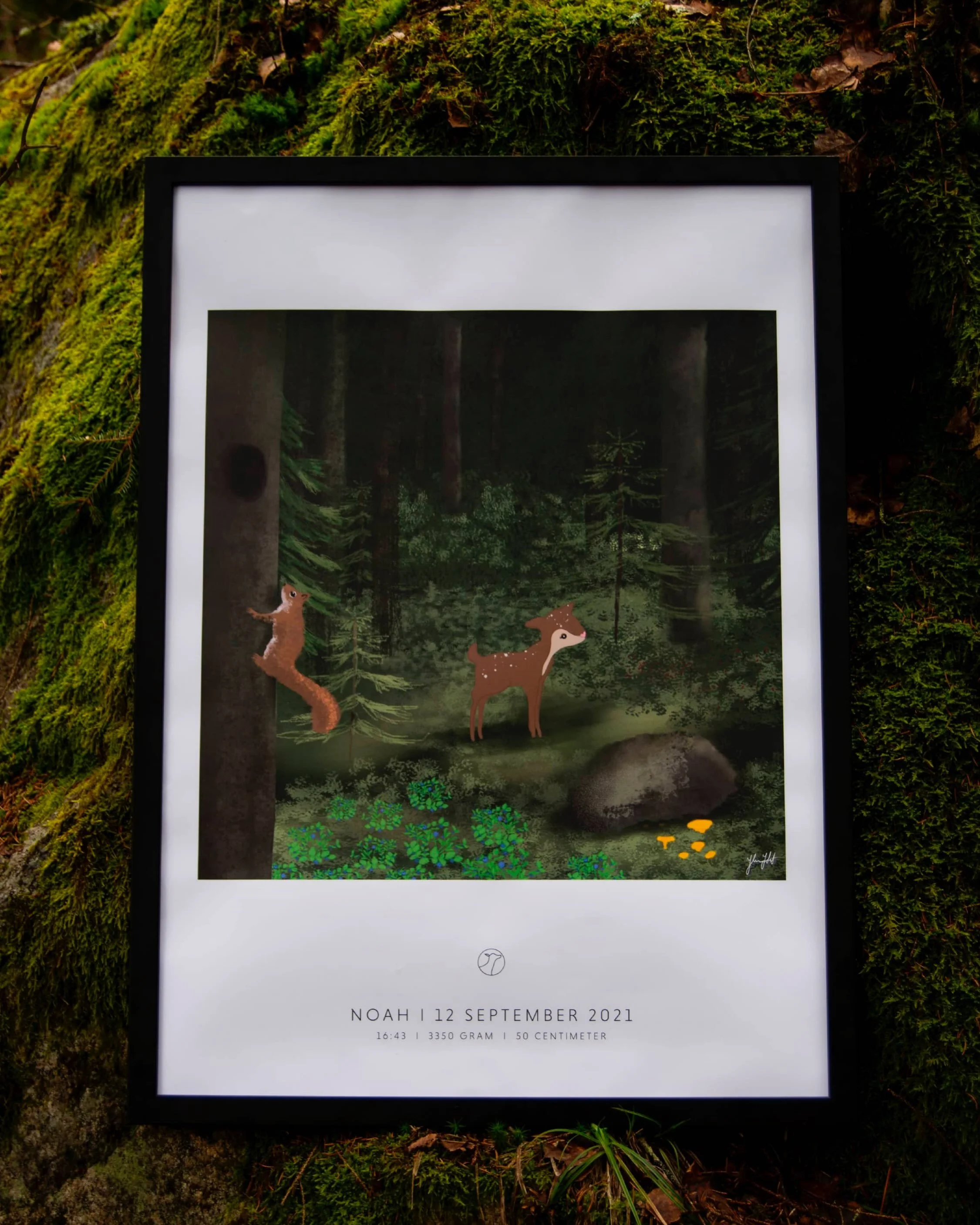September 🤎

Ett motiv inspirerat av lugnet som h&ouml;sten f&ouml;r med sig, n&auml;r naturen fortfarande har lite av sommaren kvar. Ett av 12 motiv till f&ouml;delsetavlor som jag har illustrerat till Forest Fawn, f&ouml;r alla sm&aring; september