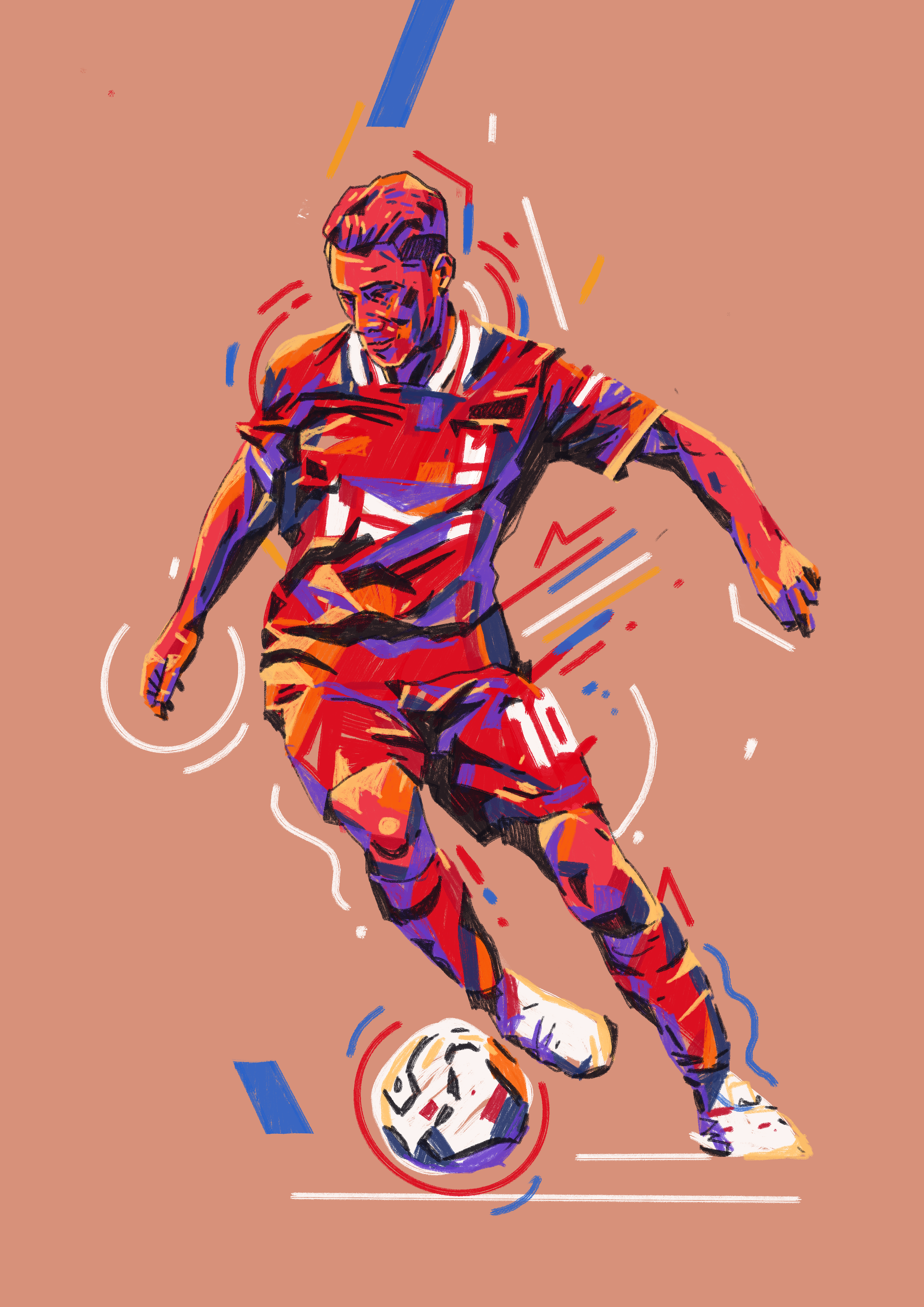 Football Illustrations - New Style