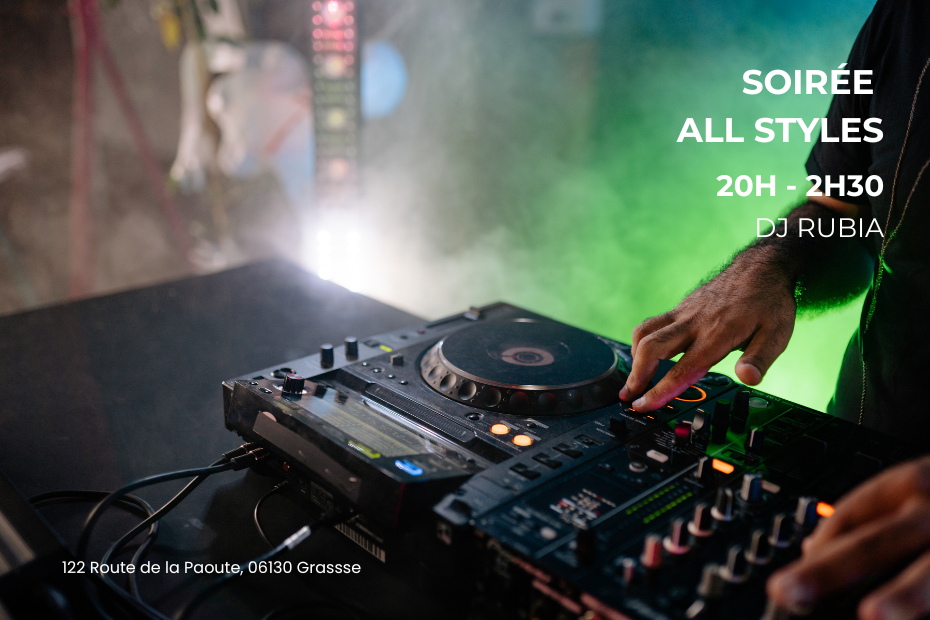 Soirée all styles - Dj Rubia