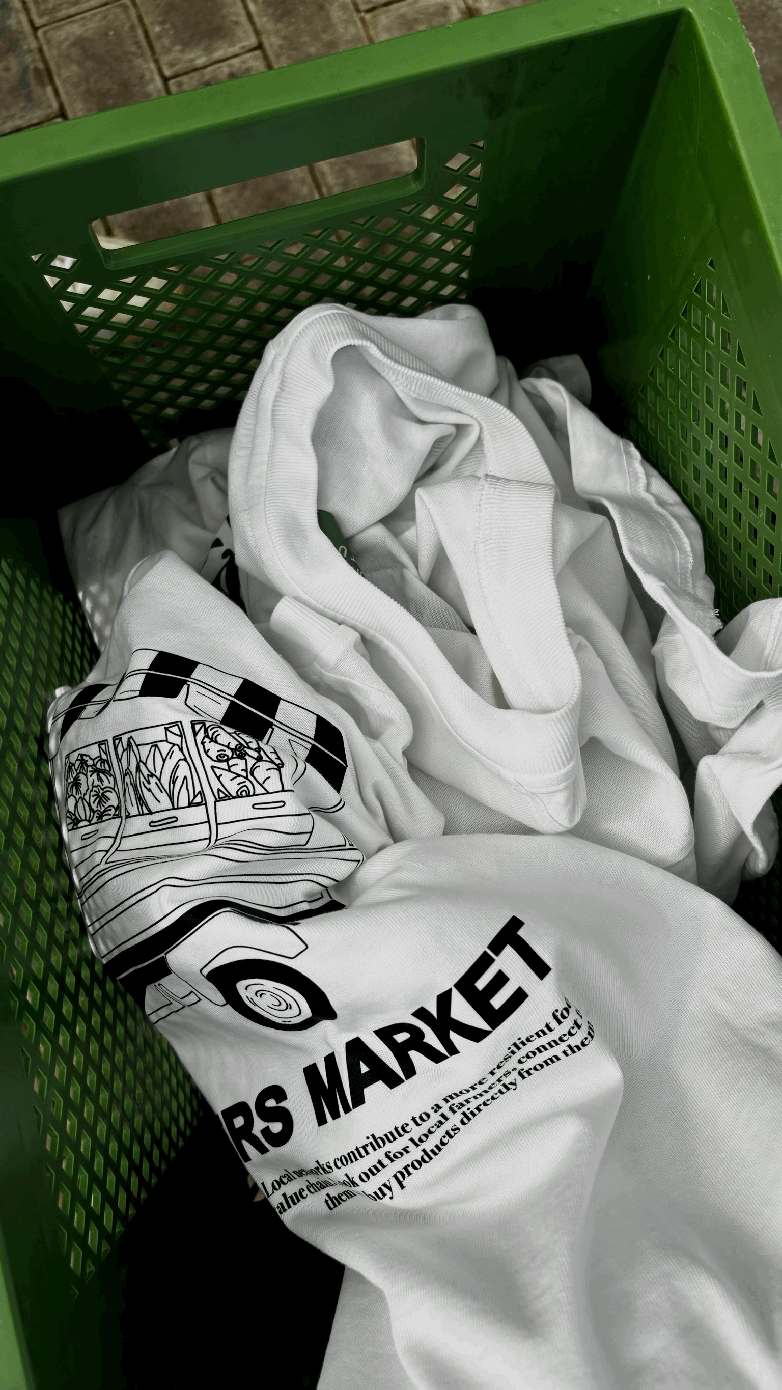 SUPPORT YOUR LOCAL FARMERS MARKET T-SHIRT