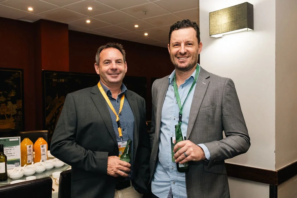 Simon Cook - Horticulture NZ Director and John Murphy - Vegetables NZ Chair