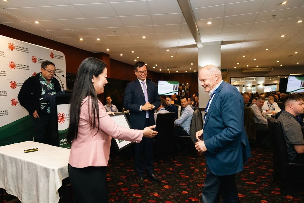 Jeffery Turner - Certificate of Advocacy award recipient - NZ Chinese Grower supporter