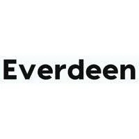 Tekst som sier 'Everdeen' på hvit bakgrunn