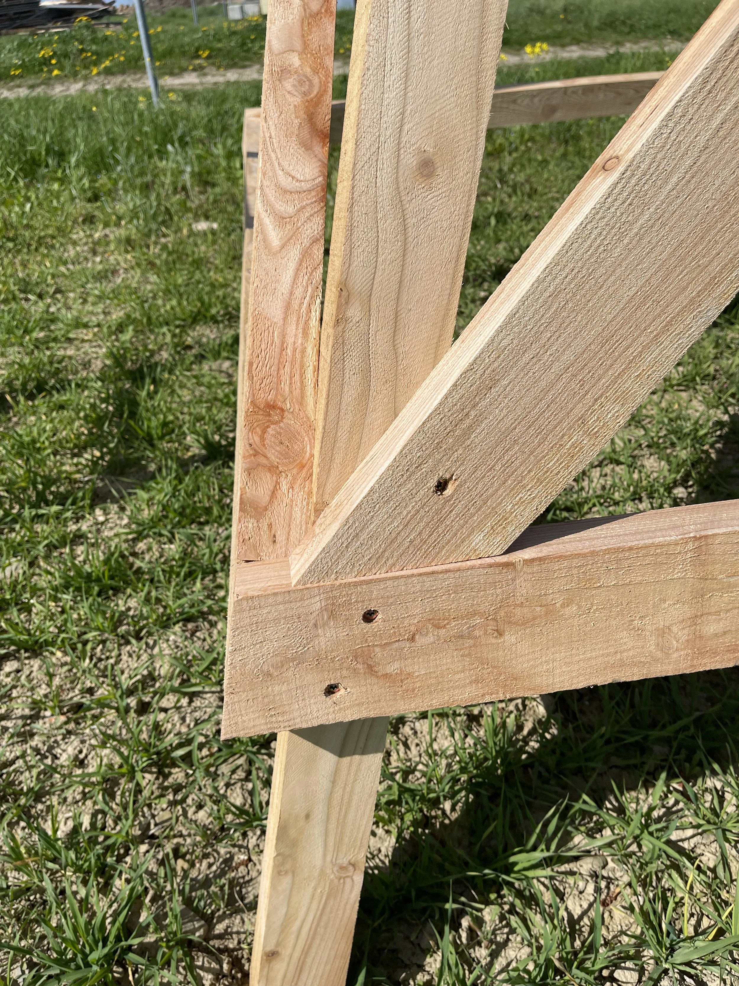 Hochsitz als Bausatz.