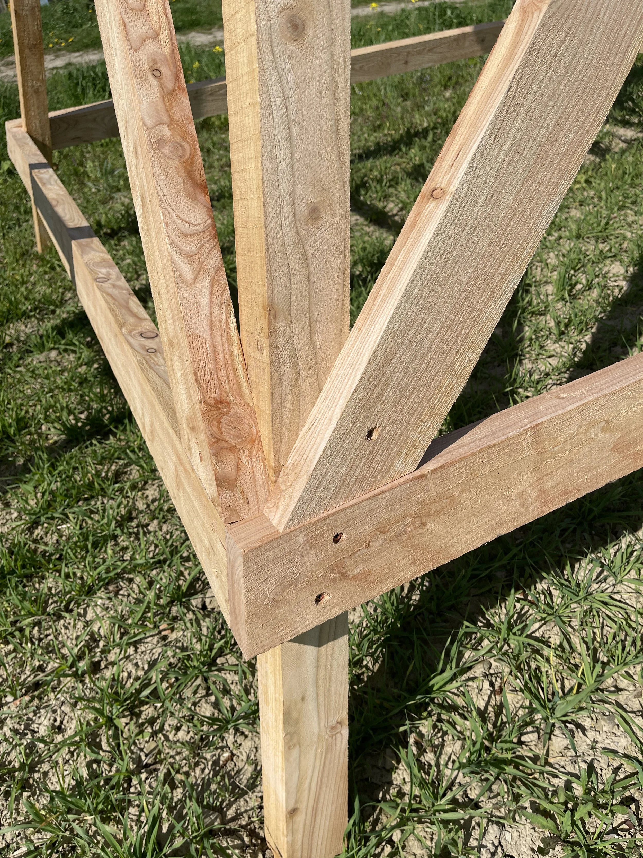 Hochsitz als Bausatz.