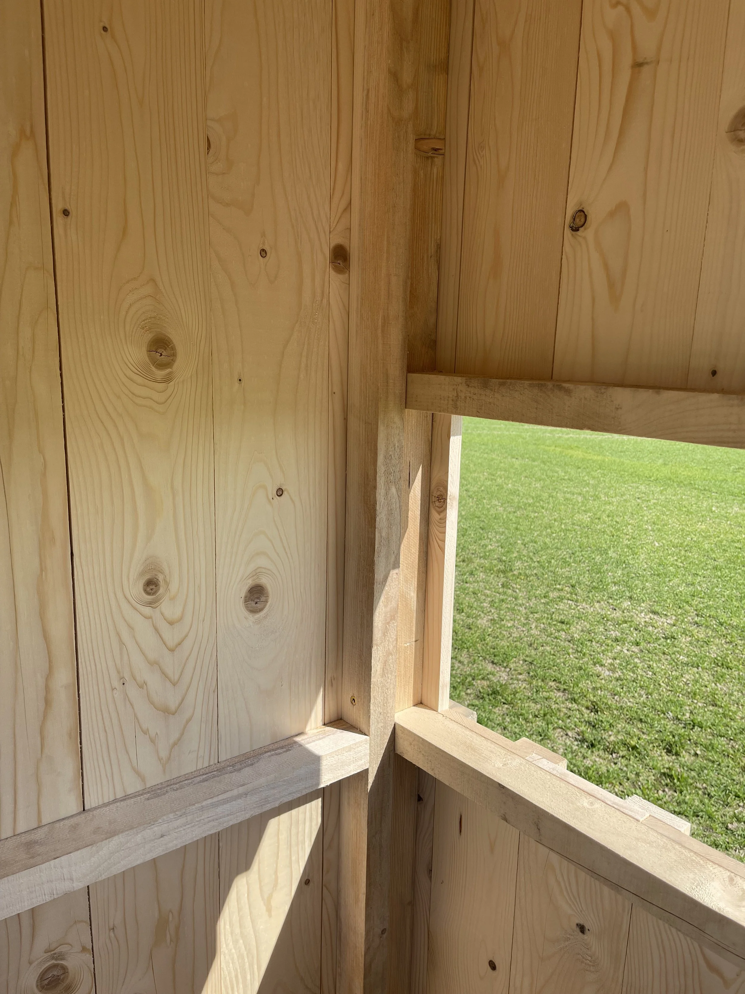 Hochsitz als Bausatz.