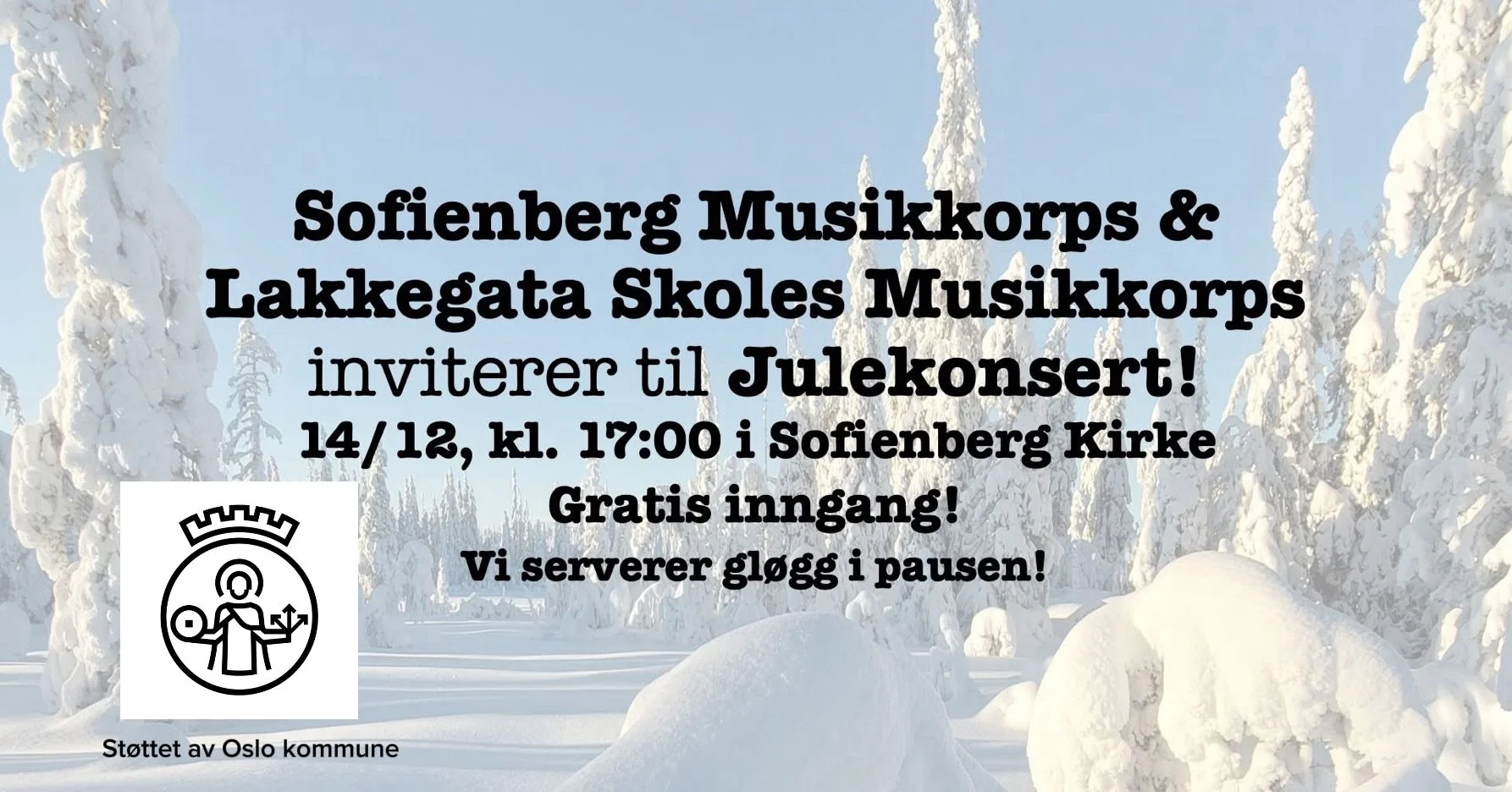 Julekonsert med korpsene! 