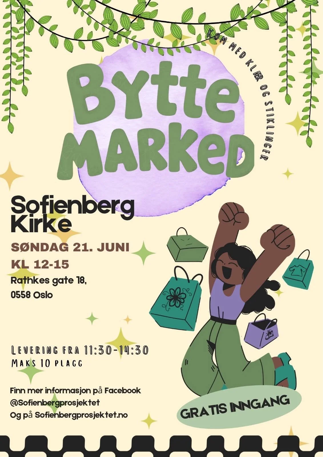 Byttemarked for klær og planter