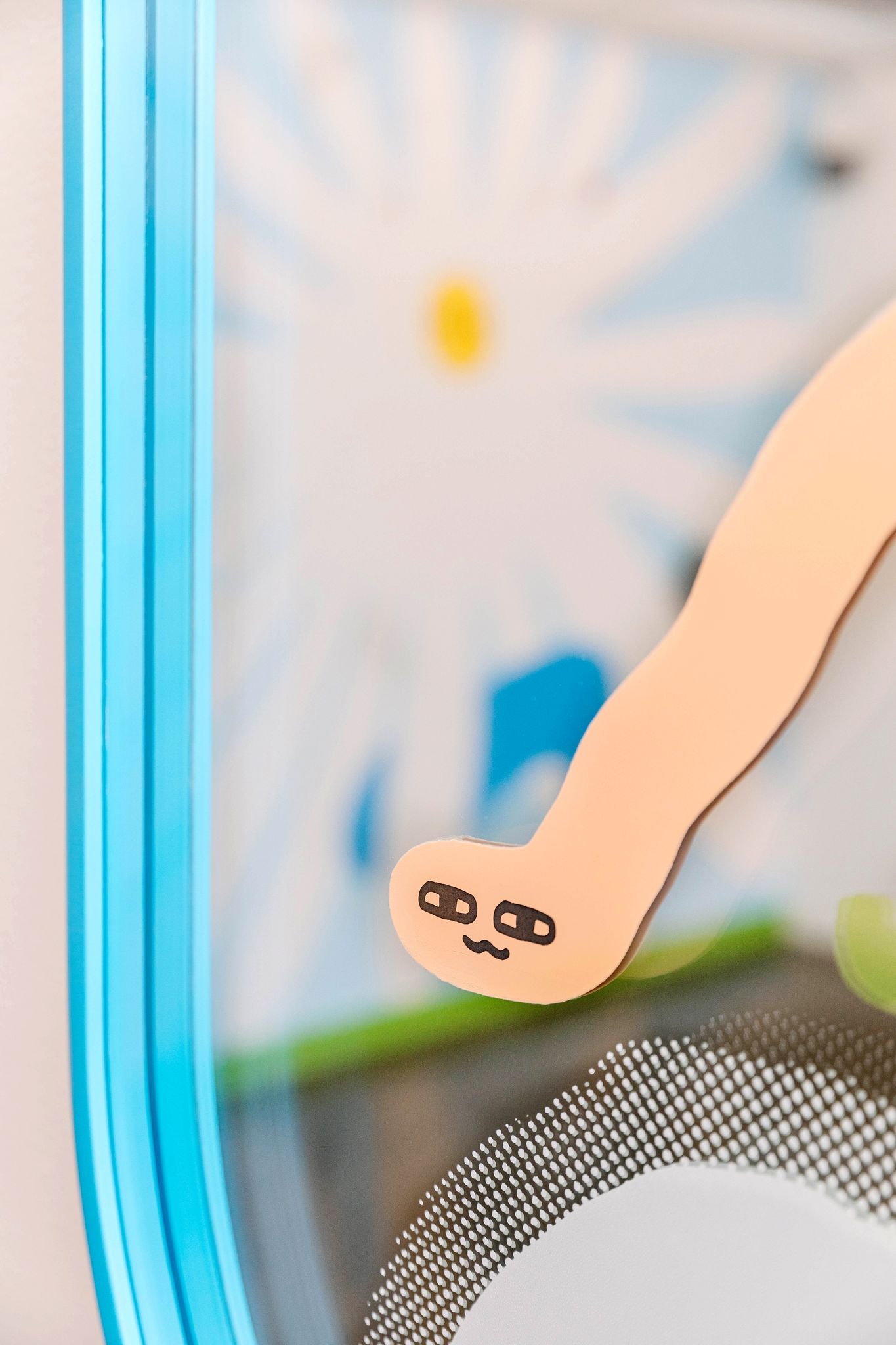 April Phillips, Out Of This World, 2023, installation view, (detail), Lamington Drive, Collingwood, Photo credit: On Jackson Street.