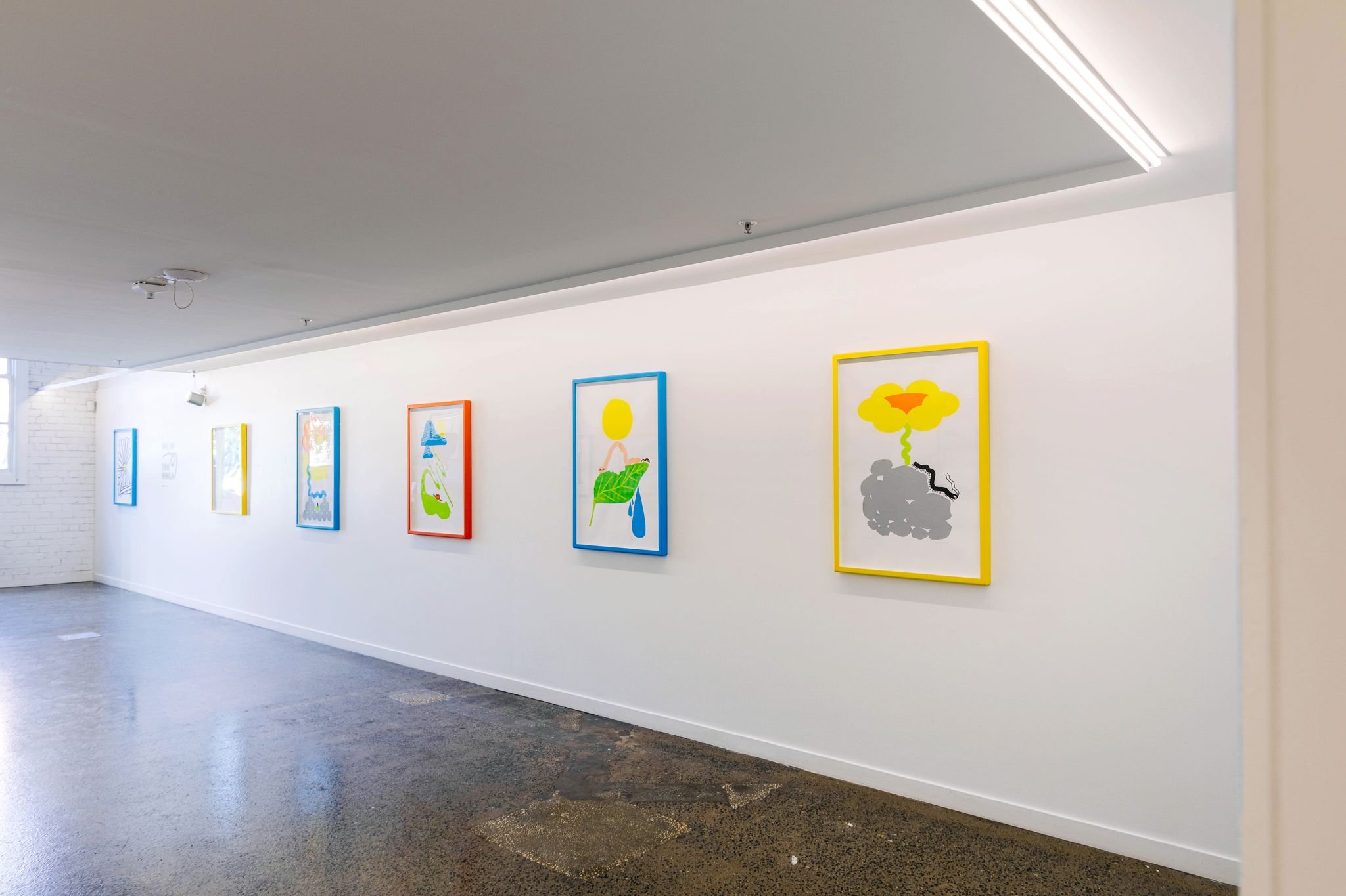 April Phillips, Out Of This World, 2023, installation view, Lamington Drive, Collingwood, Photo credit: On Jackson Street.