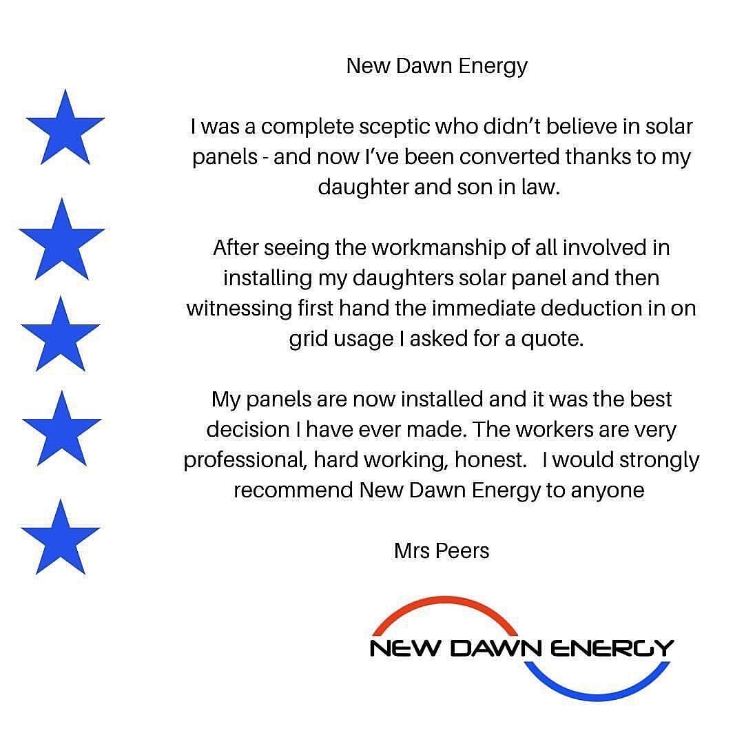 TESTIMONIAL TUESDAY ⭐️ 

More brilliant feedback from Solar PV customers. 

Get in touch for a quote and find out how solar can work for you.

#solarpower #solarenergy #solar #solarpanels #renewableenergy #greenenergy #cleanenergy #energy #gosolar #s