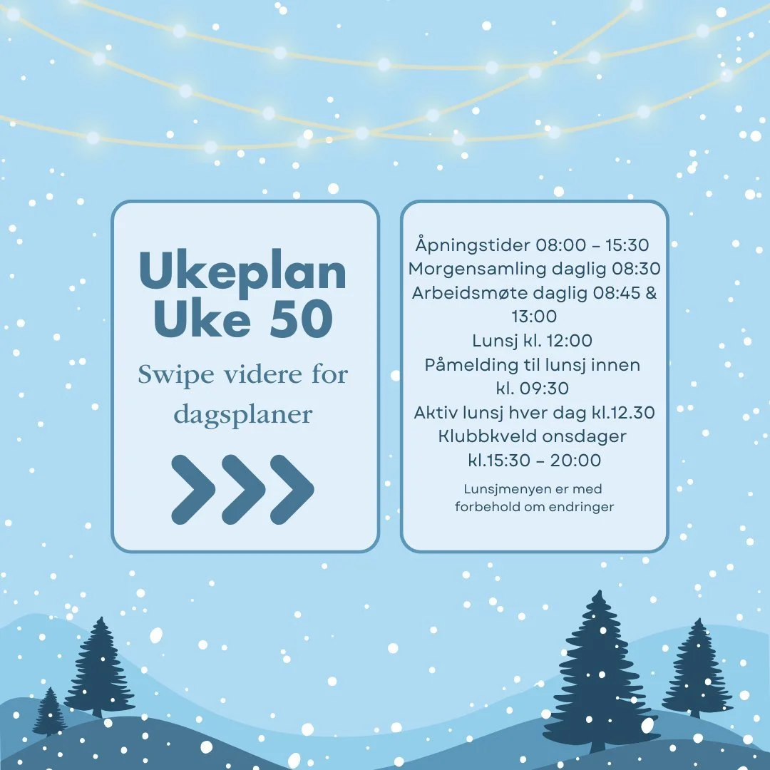 Ta en pause i julestrida og kom innom huset! 🎄