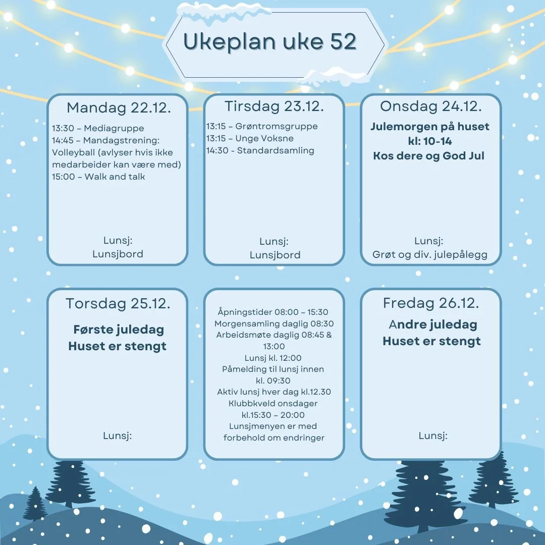 Vi holder &aring;pent i noen dager til. Det er bare &aring; ta turen innom. 🌟 God jul!