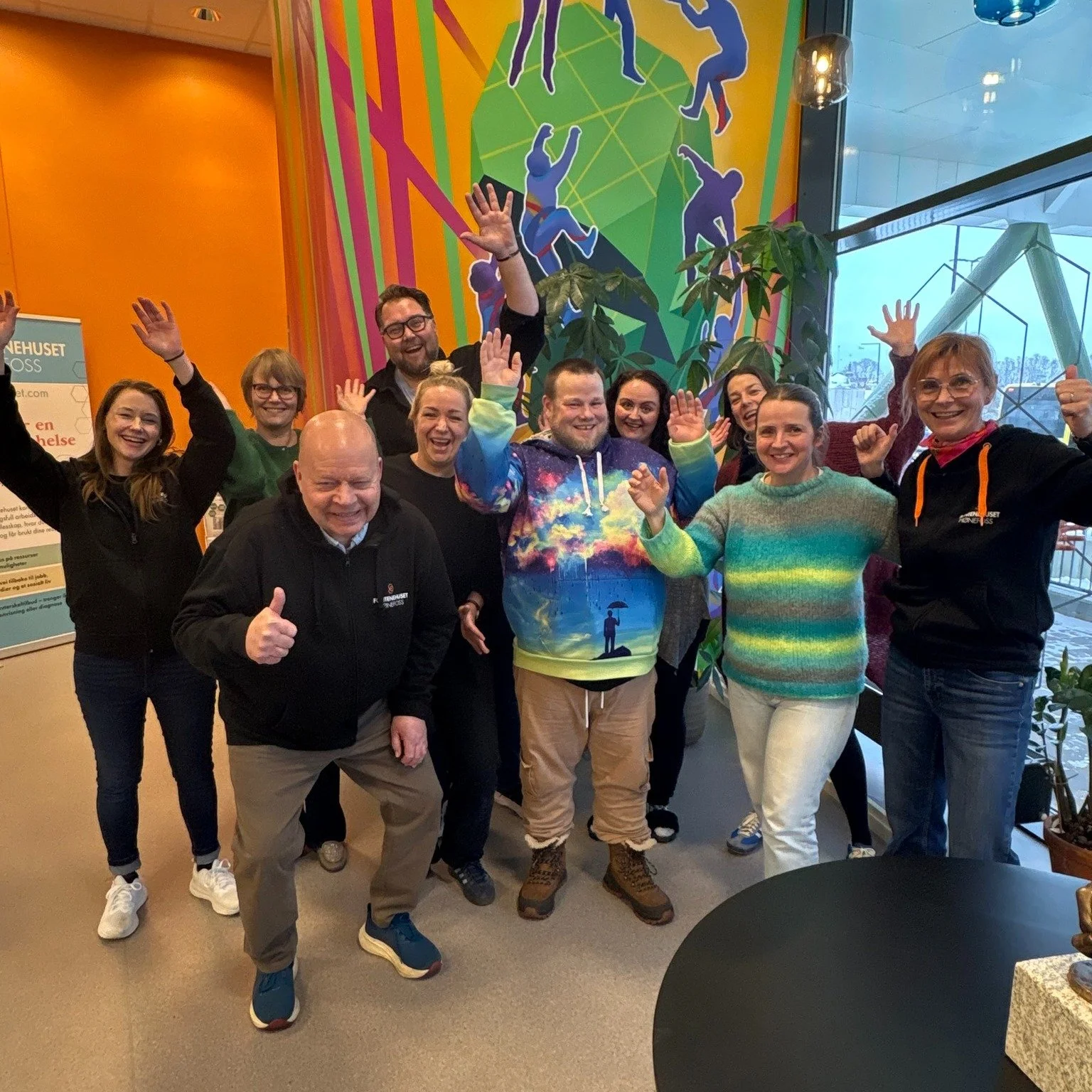 ‼️Antall Fontenehus i Norge &oslash;ker️.
Vi har akkurat hatt bes&oslash;k av Fontenehuset Larvik som er i en oppstart fase n&aring;. En herlig gjeng som &oslash;nsket &aring; oppleve v&aring;rt fontenehus. Vi hadde gode samtaler om fontenehusdrift m