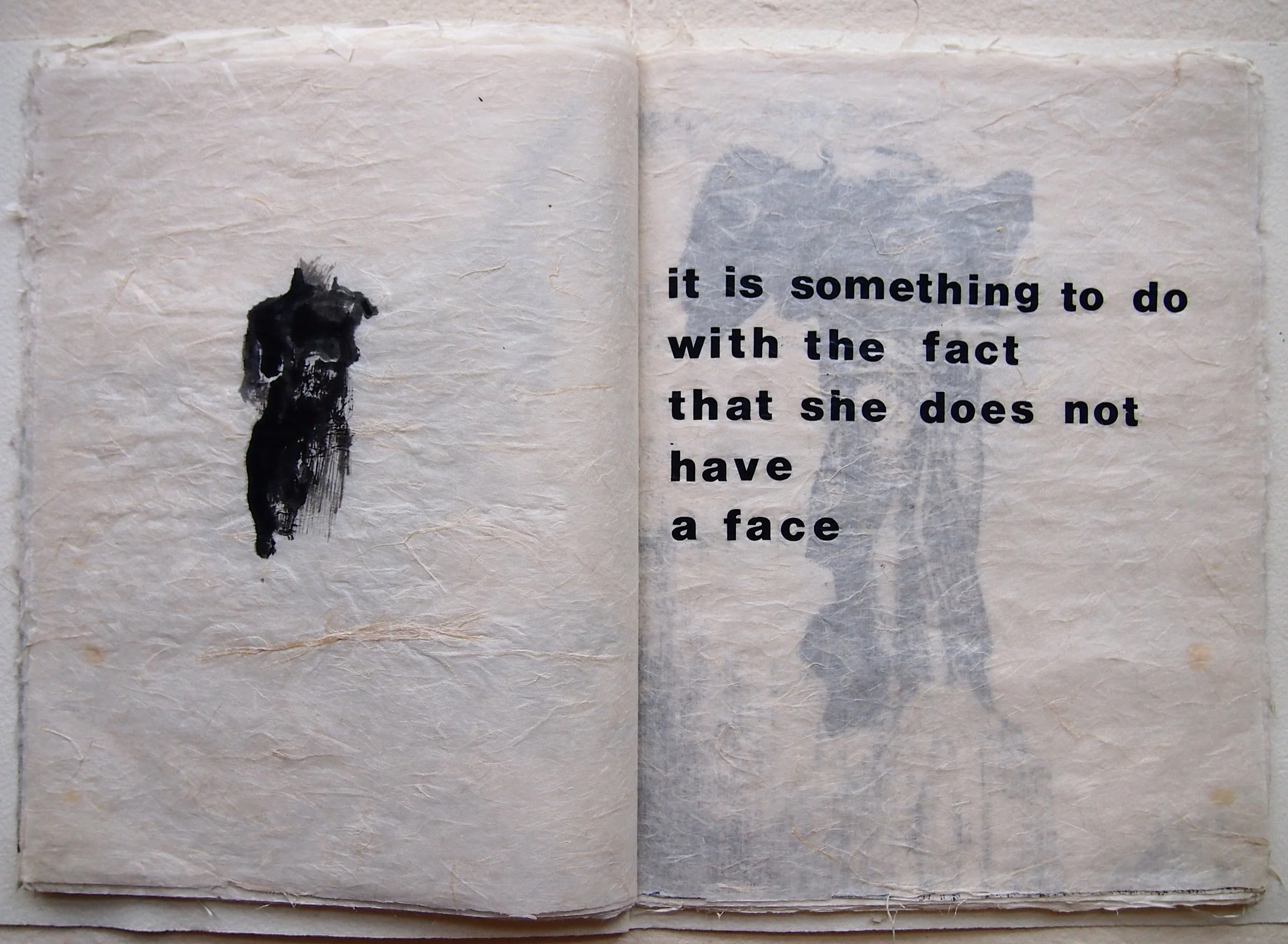 Hair falls as Night (detail)