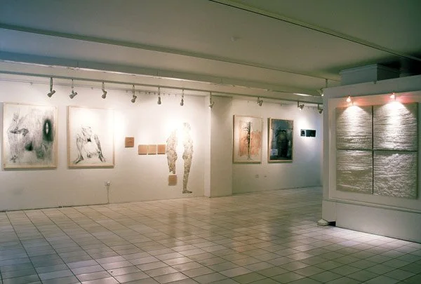 View of gallery Installation  Chawkandi Art, Karachi 2000