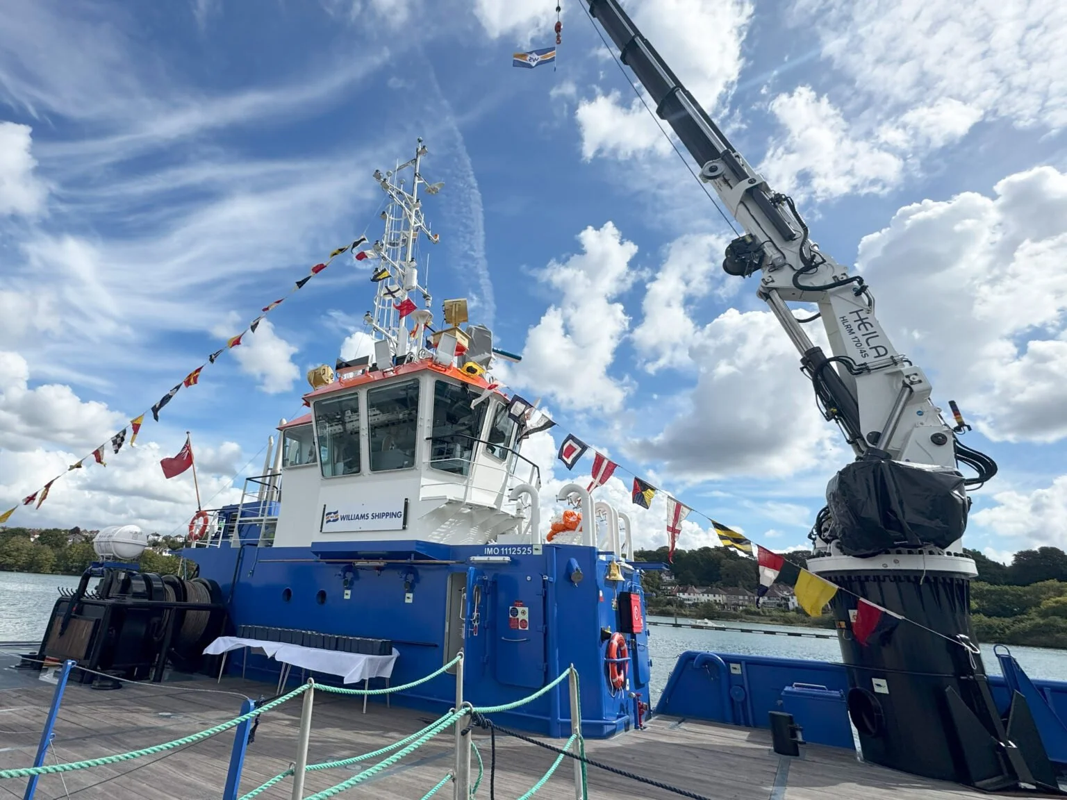 Williams Shipping celebrates the christening of Willdiscover