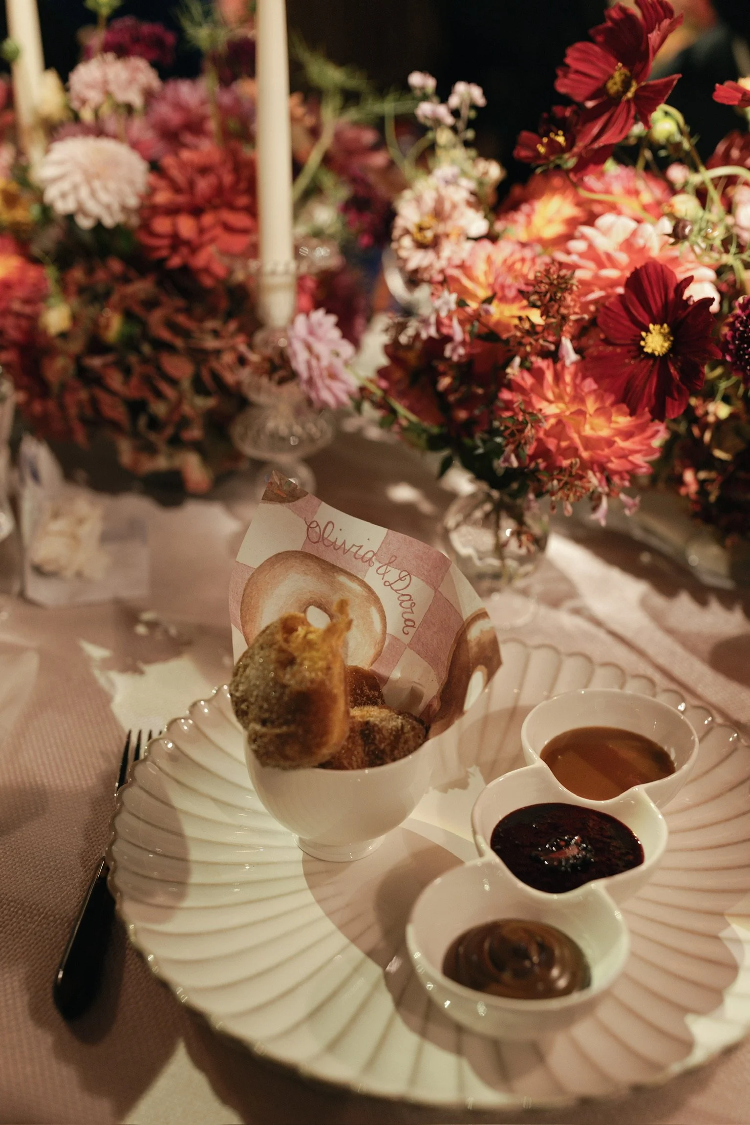 illustrated food paper