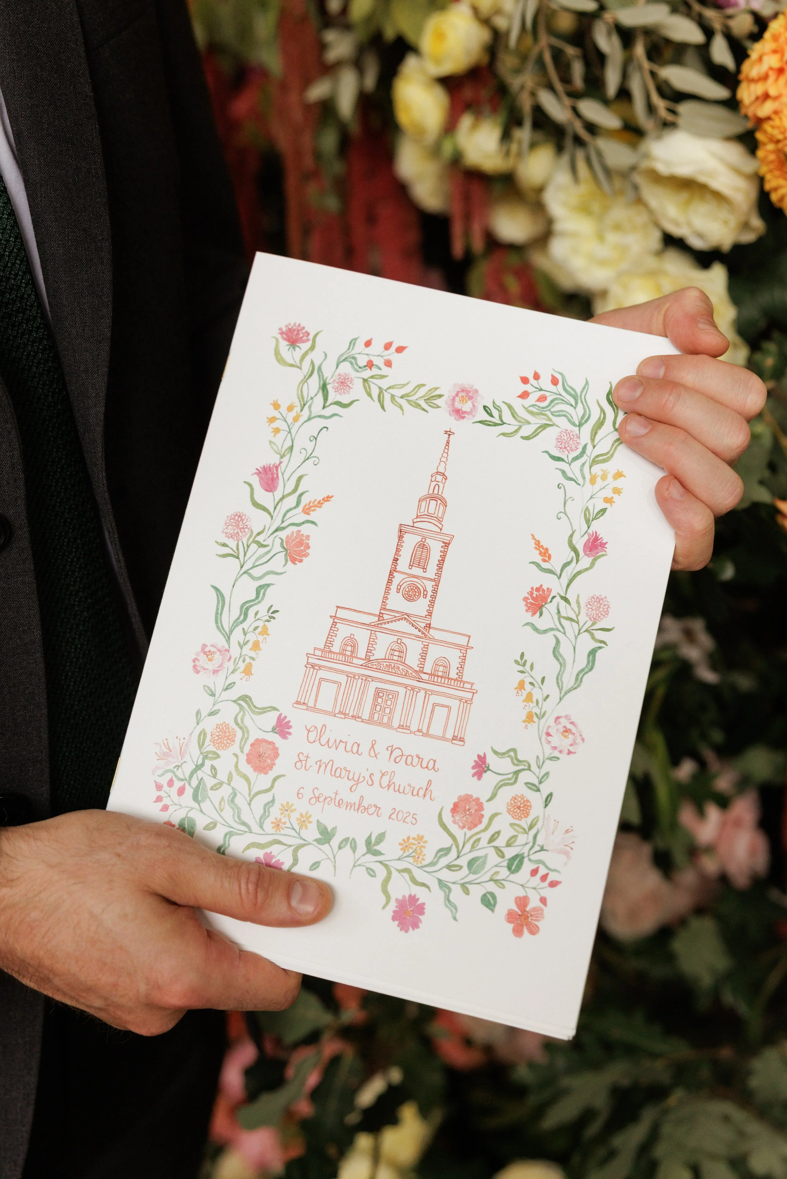 Wedding programme