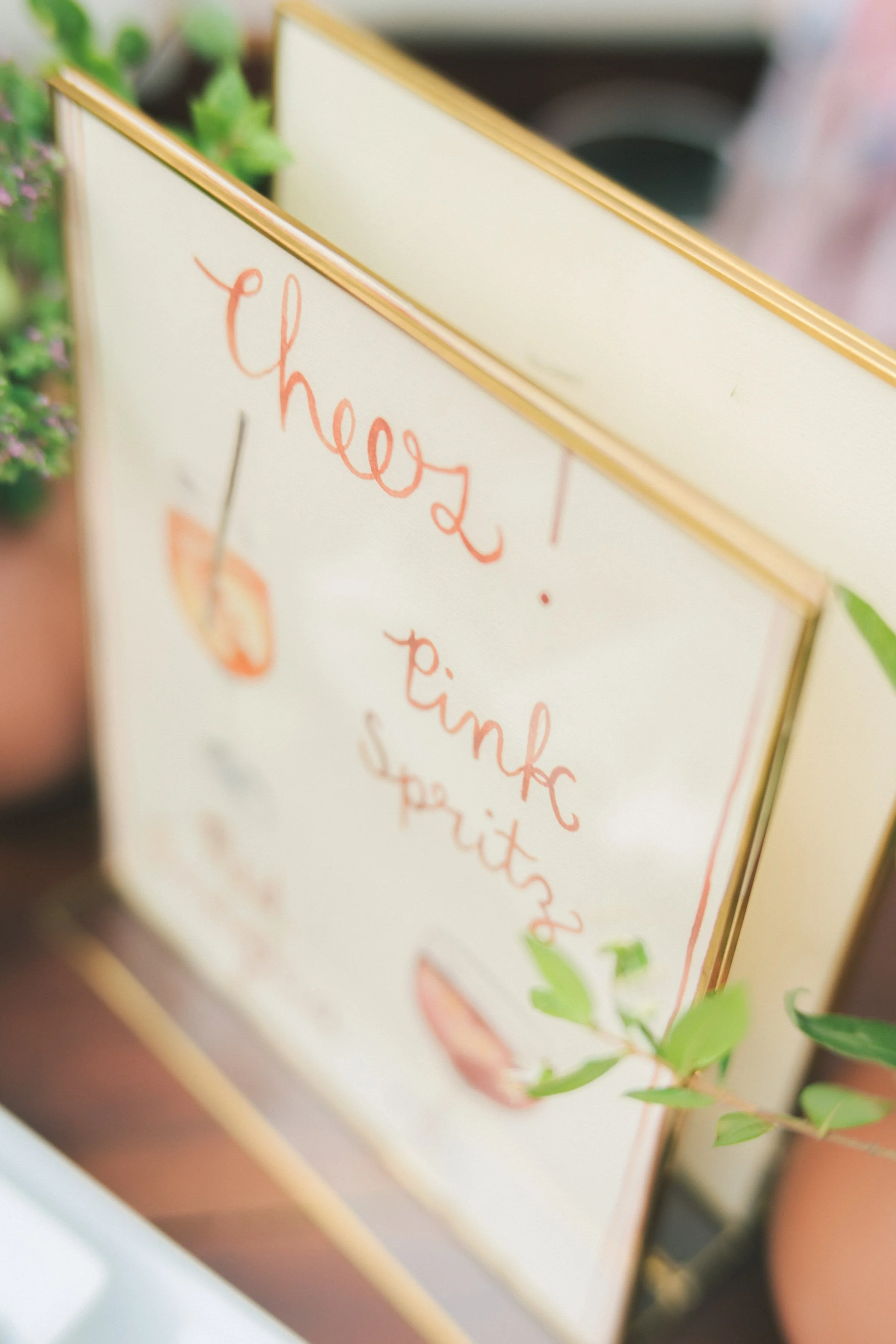 Mallorca wedding cocktail menu