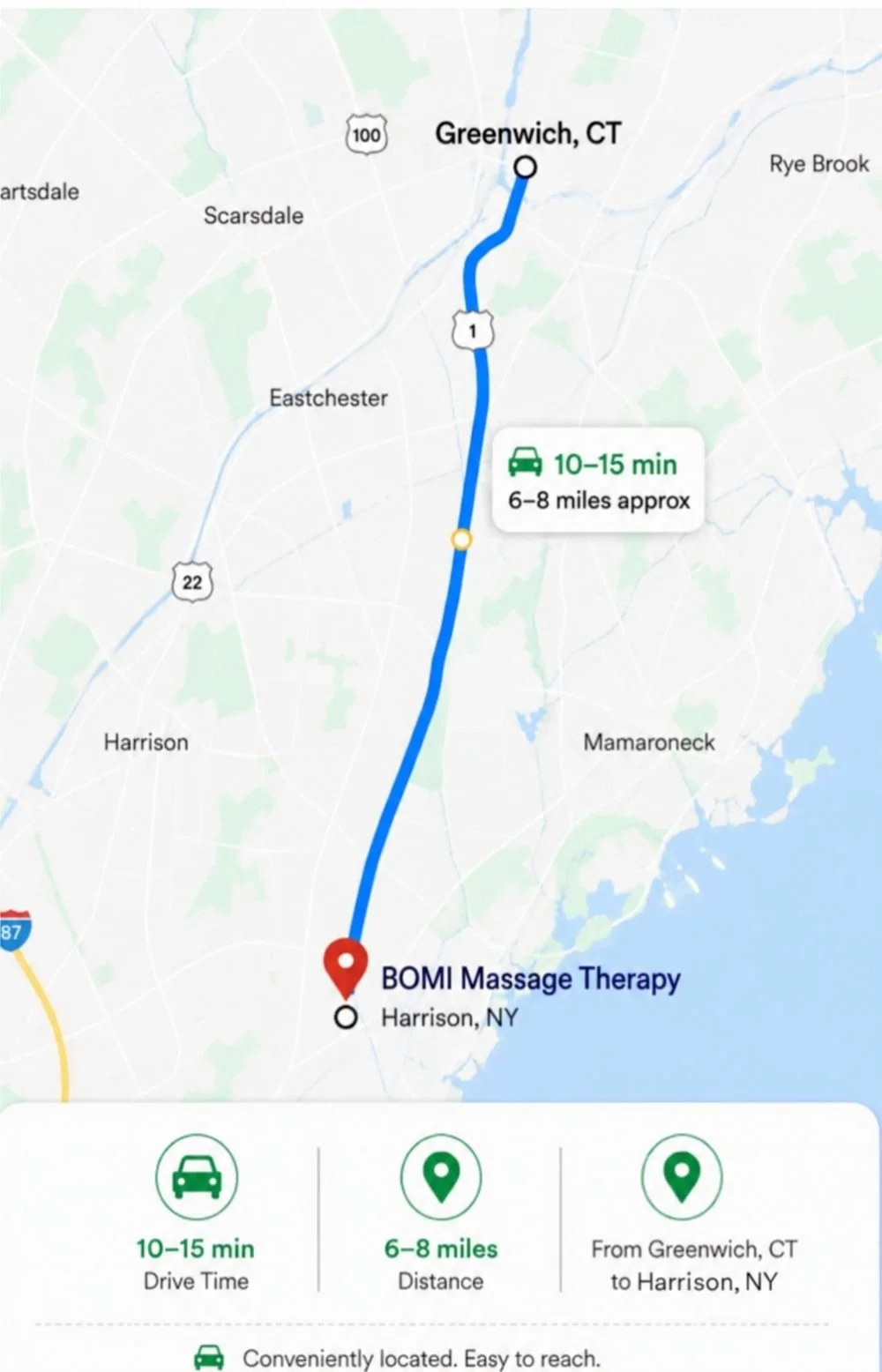 Greenwich CT Map