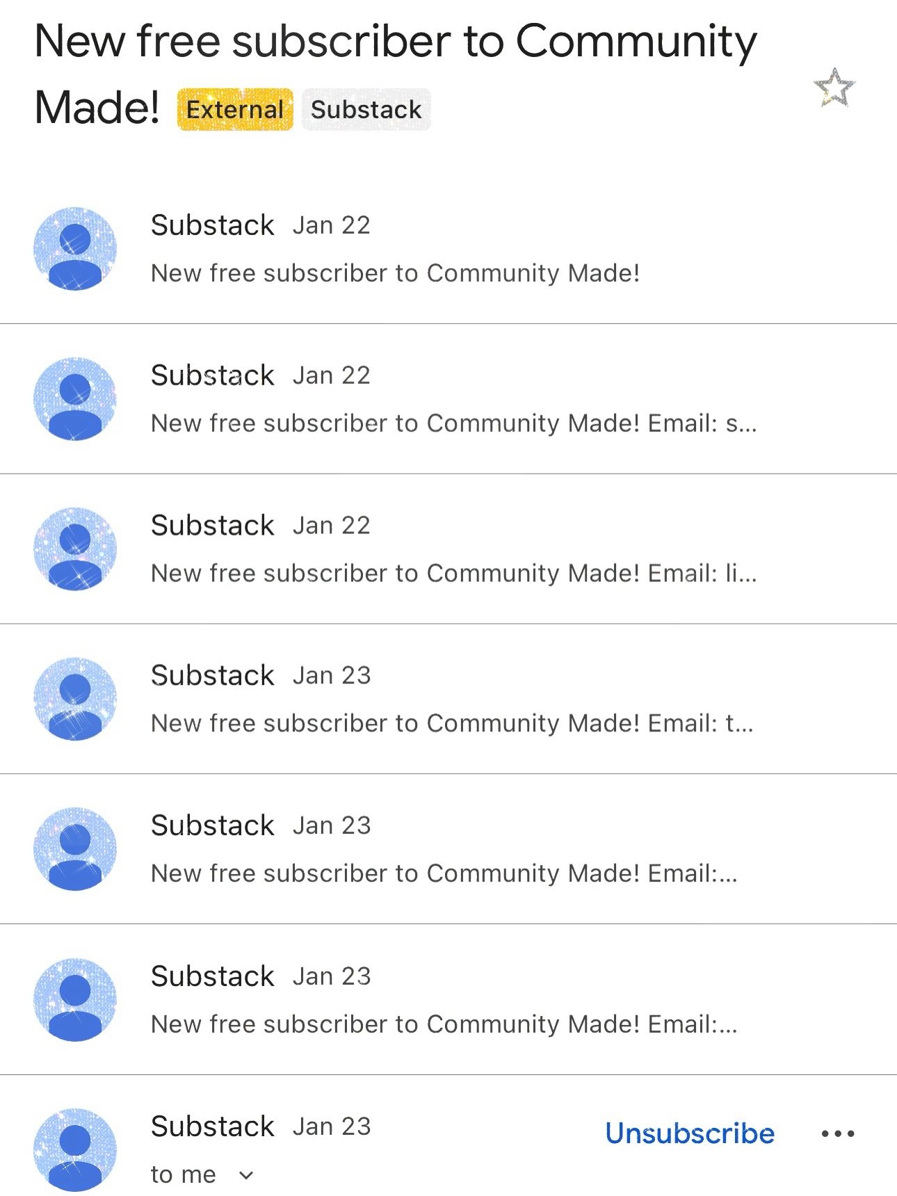 There&rsquo;s so many reasons why I left Kit and moved over to Substack 7 months ago AND I&rsquo;d be lying if I didn&rsquo;t say this was one of those reasons. 💅🏼😍✨🪩

Go follow and sub 👉 communitymade.substack.com