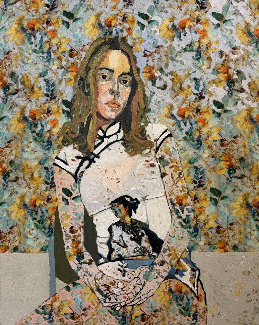 No Title, 150 x 120 cm, Mixed media on canvas, 2026