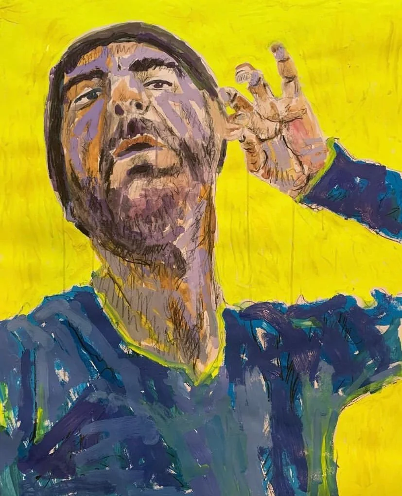 No Title, 100 x 70 cm Mixed Media on Canvas  2018