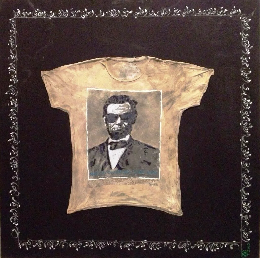 Lose 20 win 7000, 130 x 130 cm Mixed Media on Canvas 2013