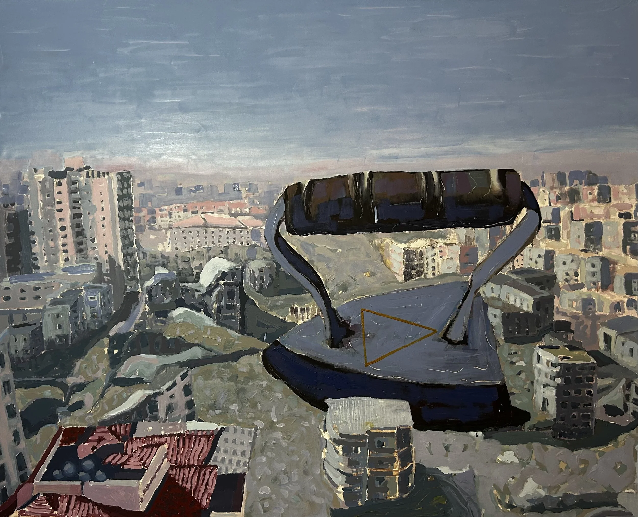 Extending, 160 x 200 cm  Mixed Media on Canvas 2024