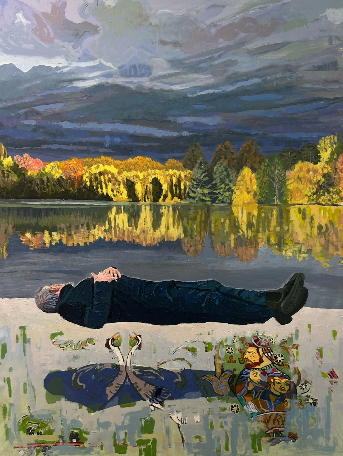 No Title, 200 x 150 cm, Mixed media on canvas, 2026