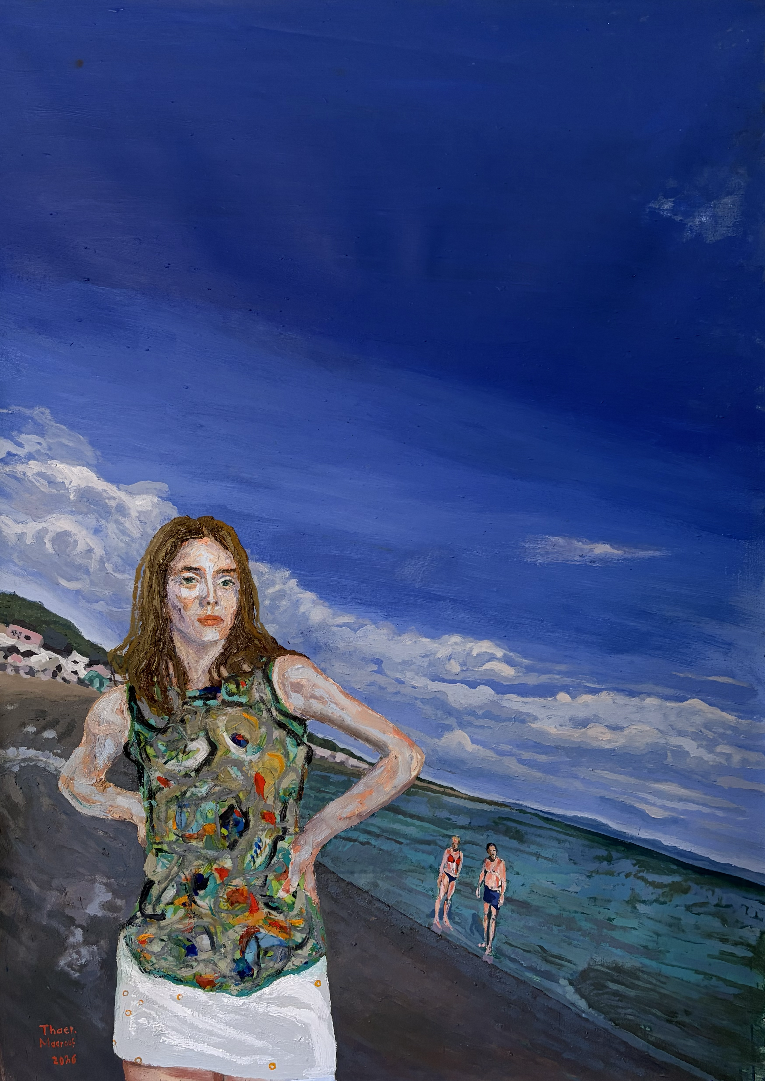 No Title, 130 x 105 cm, Mixed media on canvas, 2026