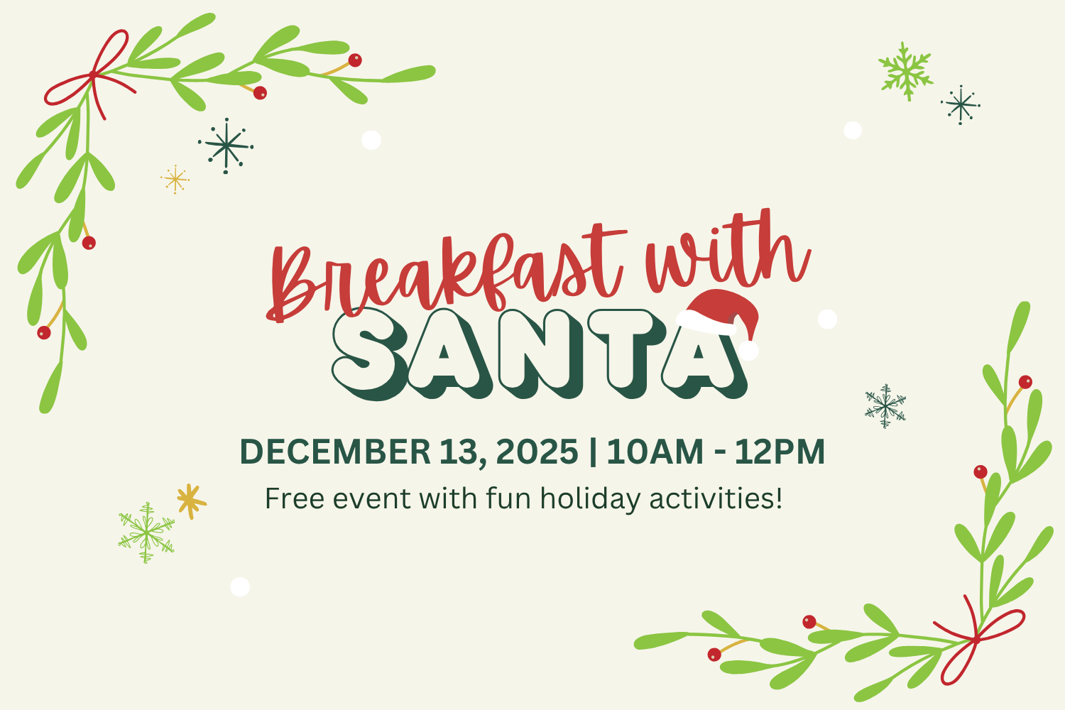 Breakfast with Santa 2025