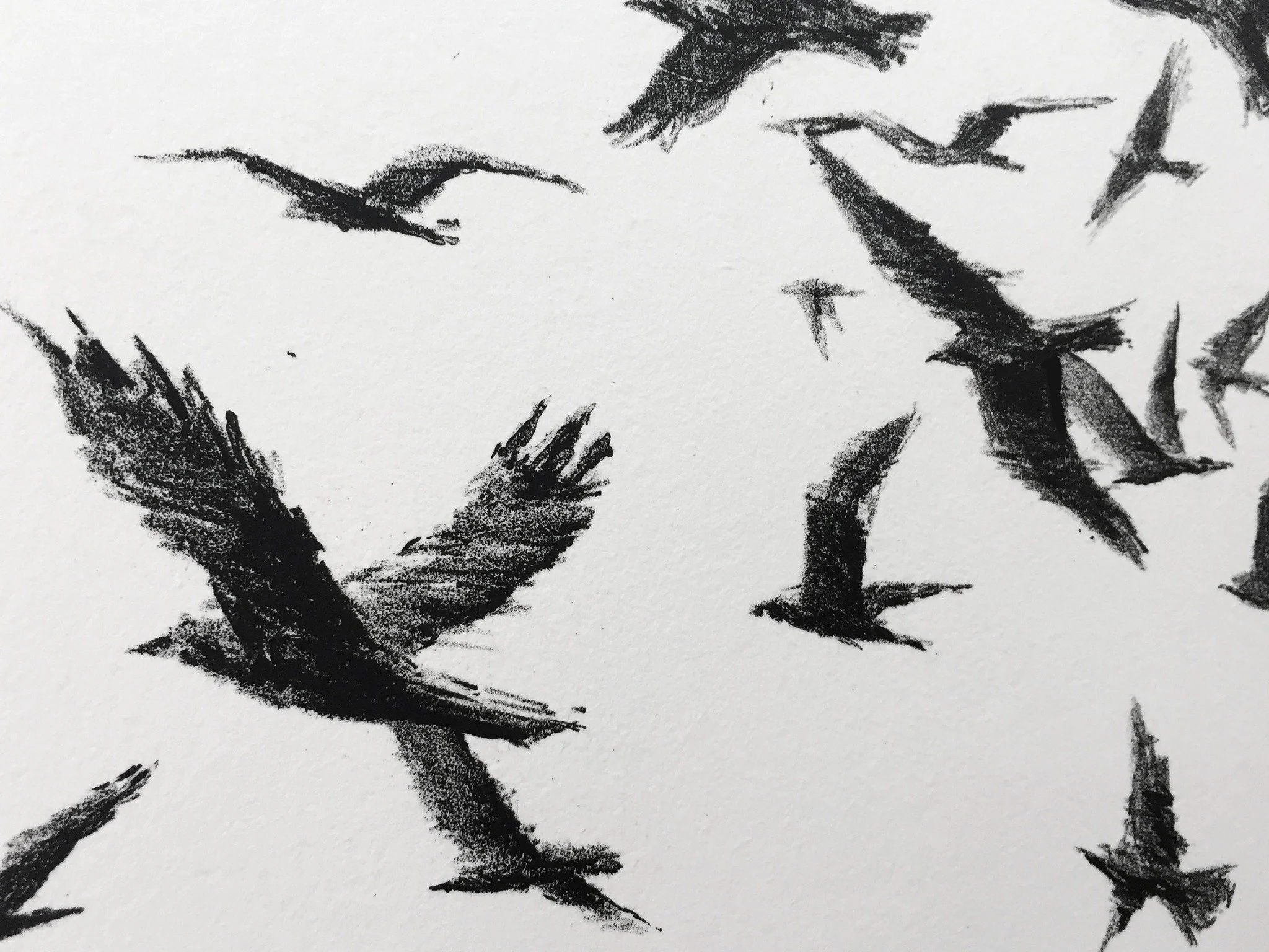 For some editions, Pejac choose to test different techniques. &ldquo;Scattercrow&rdquo; was realized in Litography, instead &ldquo;Hope&rdquo; is an UV pigment print, a high quality digital printing technique. 

A special mention goes to &ldquo;Linea
