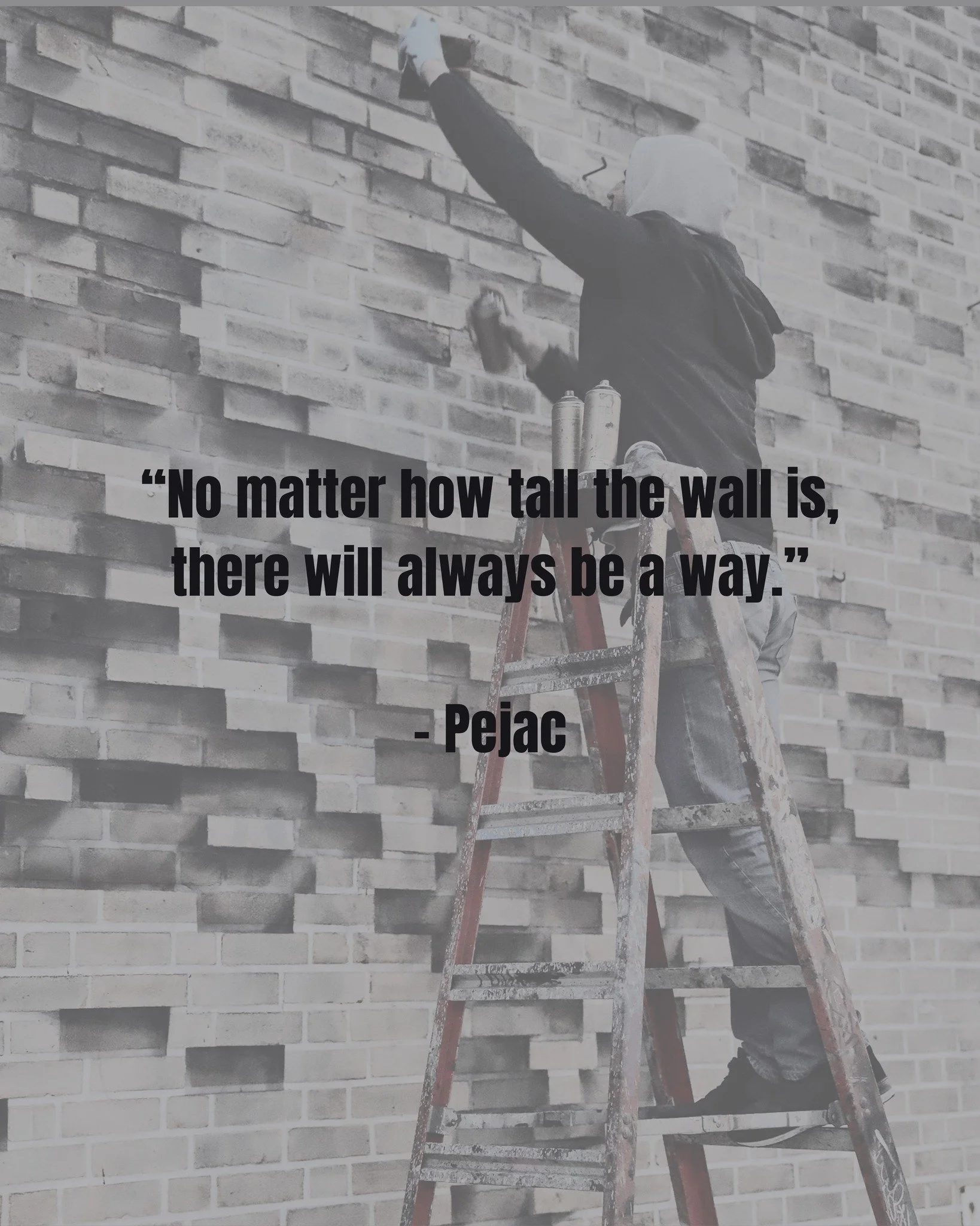 Walls were never the point.

@pejac_art built a whole language out of proving the way is always there for anyone willing to climb a little higher.

If you keep looking up, you're already one of us.

📍 pejaccollectors.com

#pejac #pejaccollectors #st