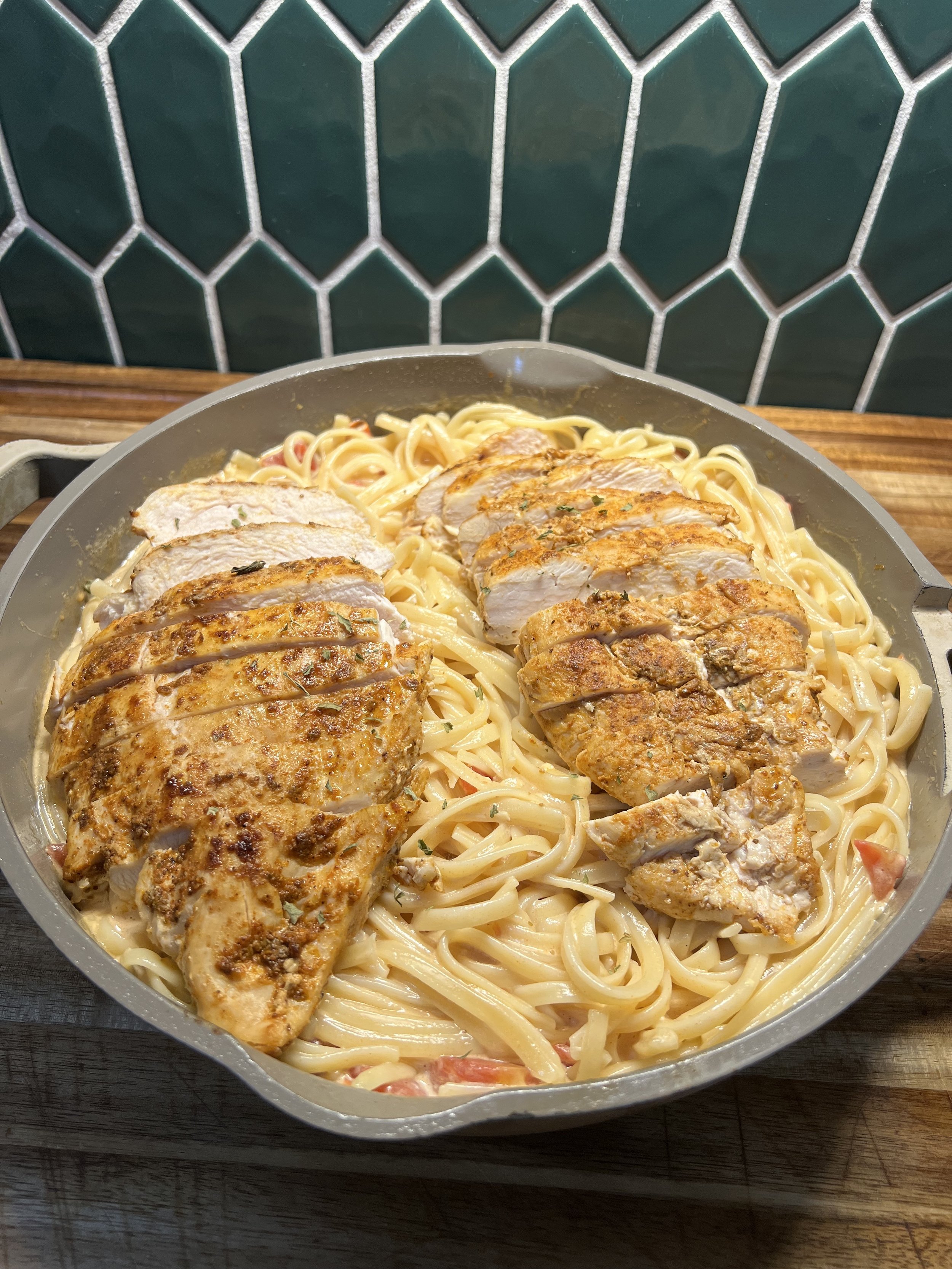 Creamy Cajun Chicken Pasta